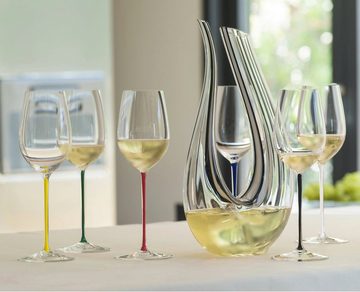 RIEDEL THE WINE GLASS COMPANY Champagnerglas Riedel Fatto A Mano Oaked Chardonnay Gelb, Glas