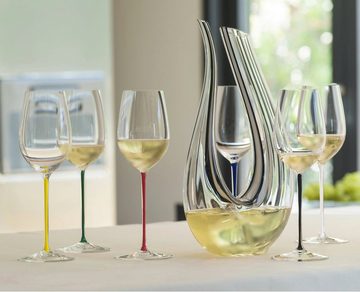 RIEDEL THE WINE GLASS COMPANY Champagnerglas Riedel Fatto A Mano Riesling/Zinfandel Rot, Glas