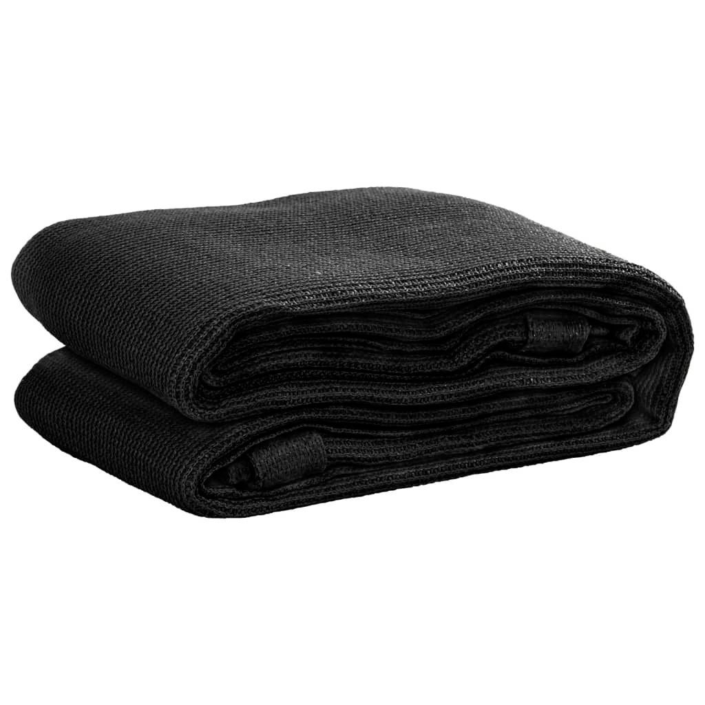 vidaXL Zeltteppiche Zeltteppich 200x200 cm Schwarz günstig online kaufen