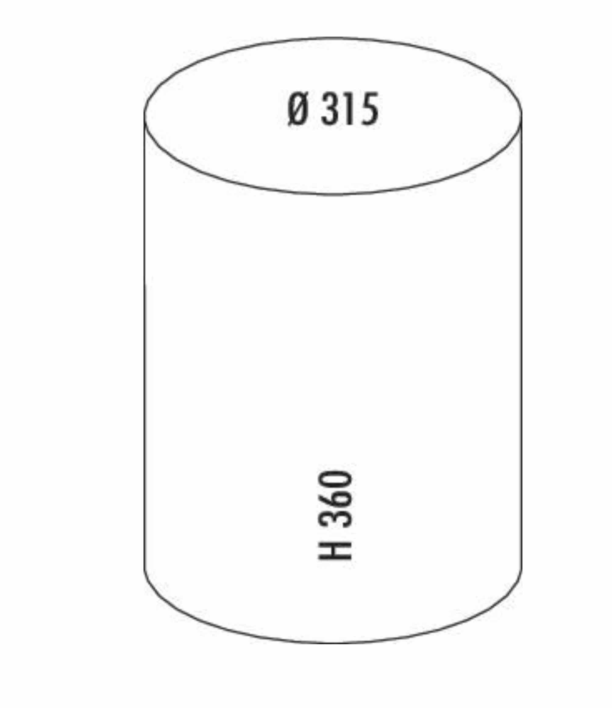 WESCO Einbaumülleimer WESCO Rondo 2 Klassikline, Abfallsammler 13 Liter