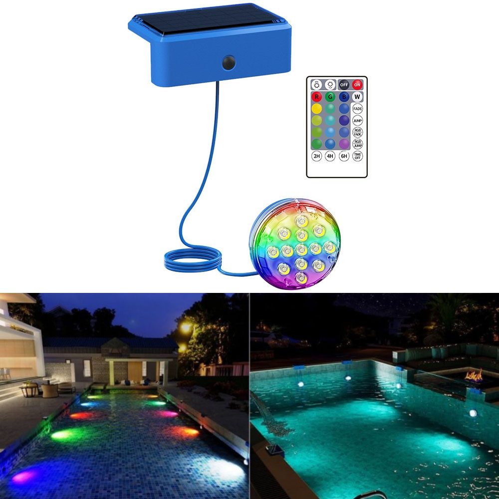 JOYOLEDER Pool-Lampe Solar Poolbeleuchtung, UnterwasserLicht mit günstig online kaufen
