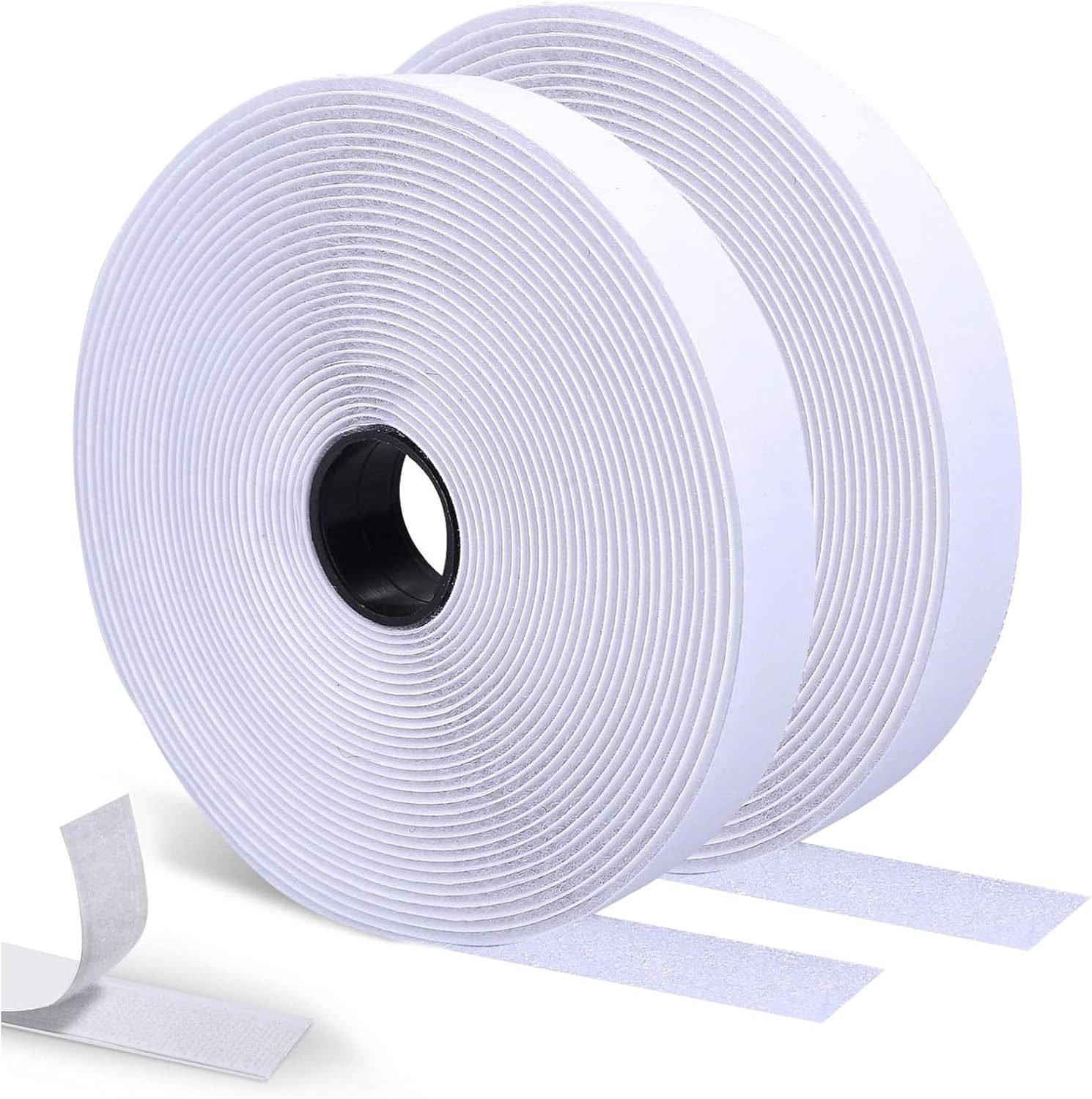 AIMAX Klettband Klettband selbstklebend extra stark 15m x 20mm für Haushalt