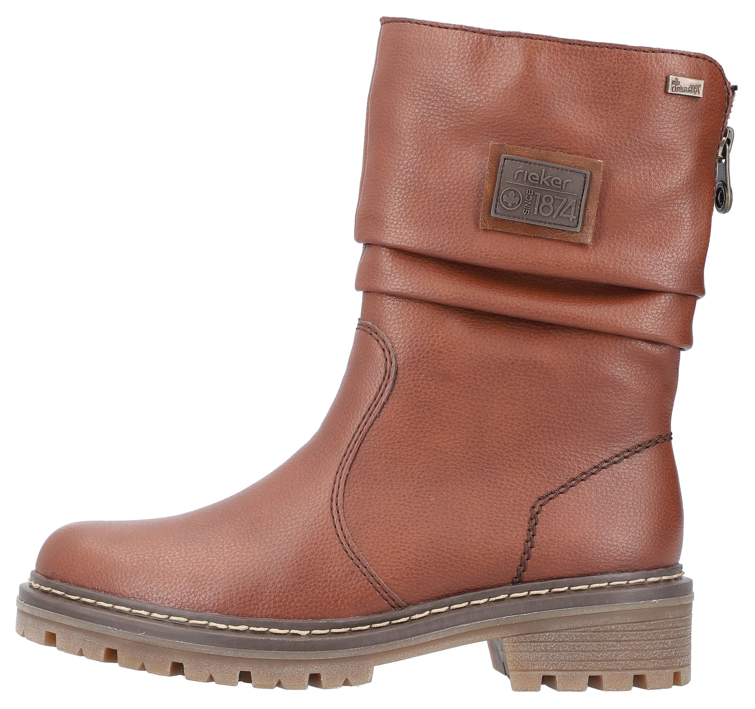 wasserabweisender riekerTEX-Membran Rieker mit Winterstiefelette