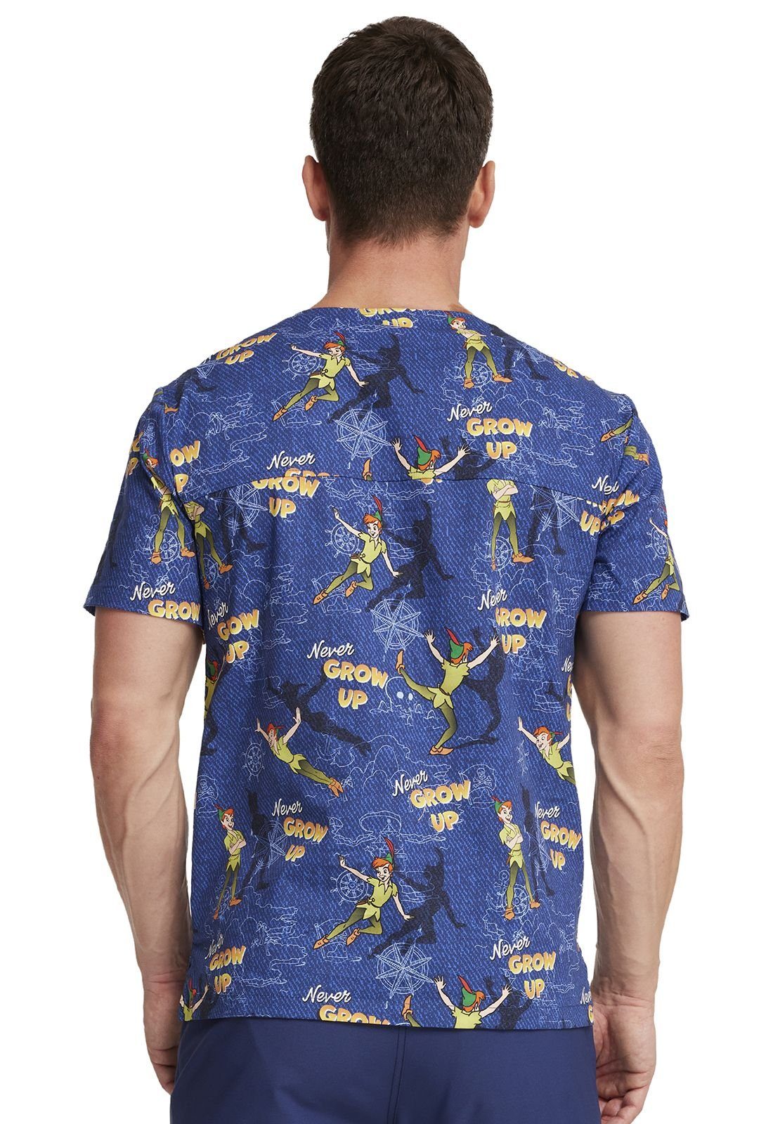 Cherokee Funktionsbluse Bunt bedruckter Unisex Kasack "Peterpan" Kasack mit Motiv