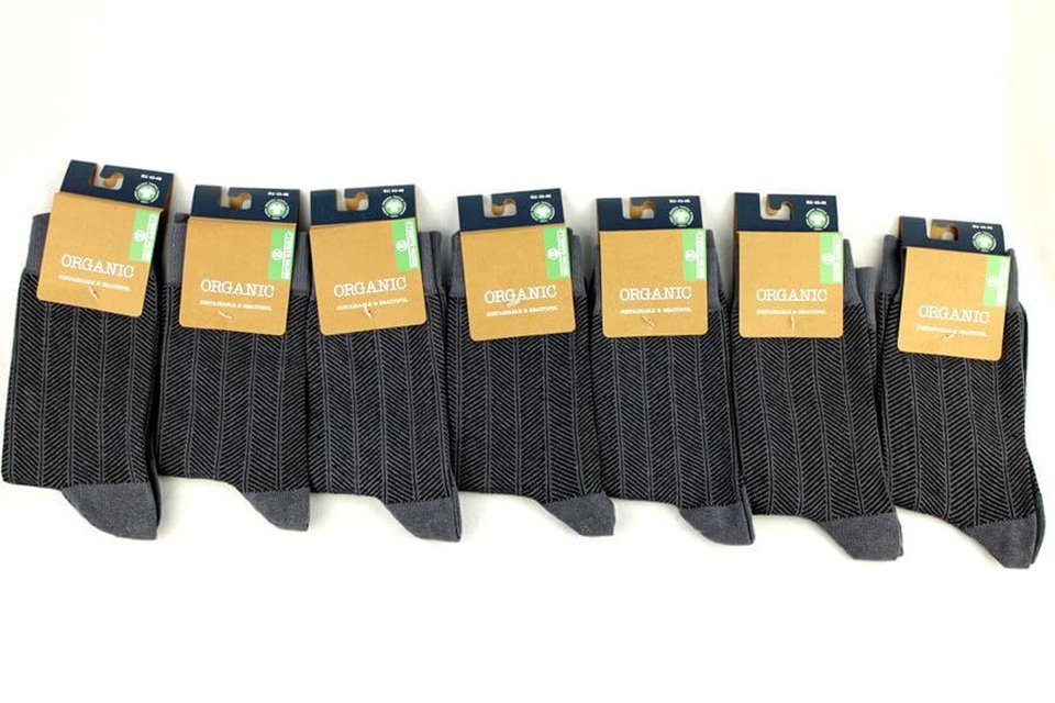 Bruno Barella Socken Bio-Baumwolle Socken "7er Pack"
