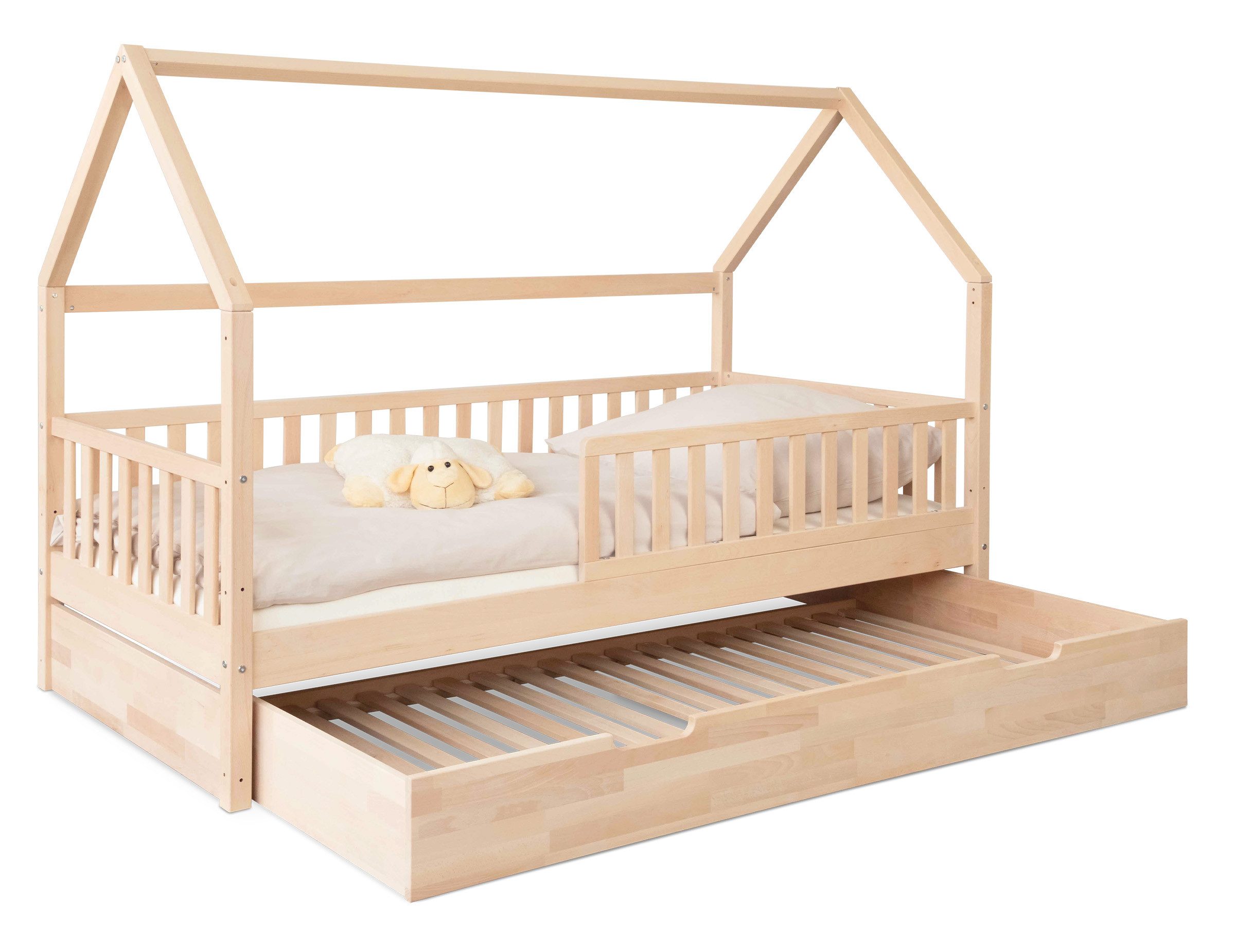 Ehrenkind Hausbett aus massiver Buche in günstig online kaufen