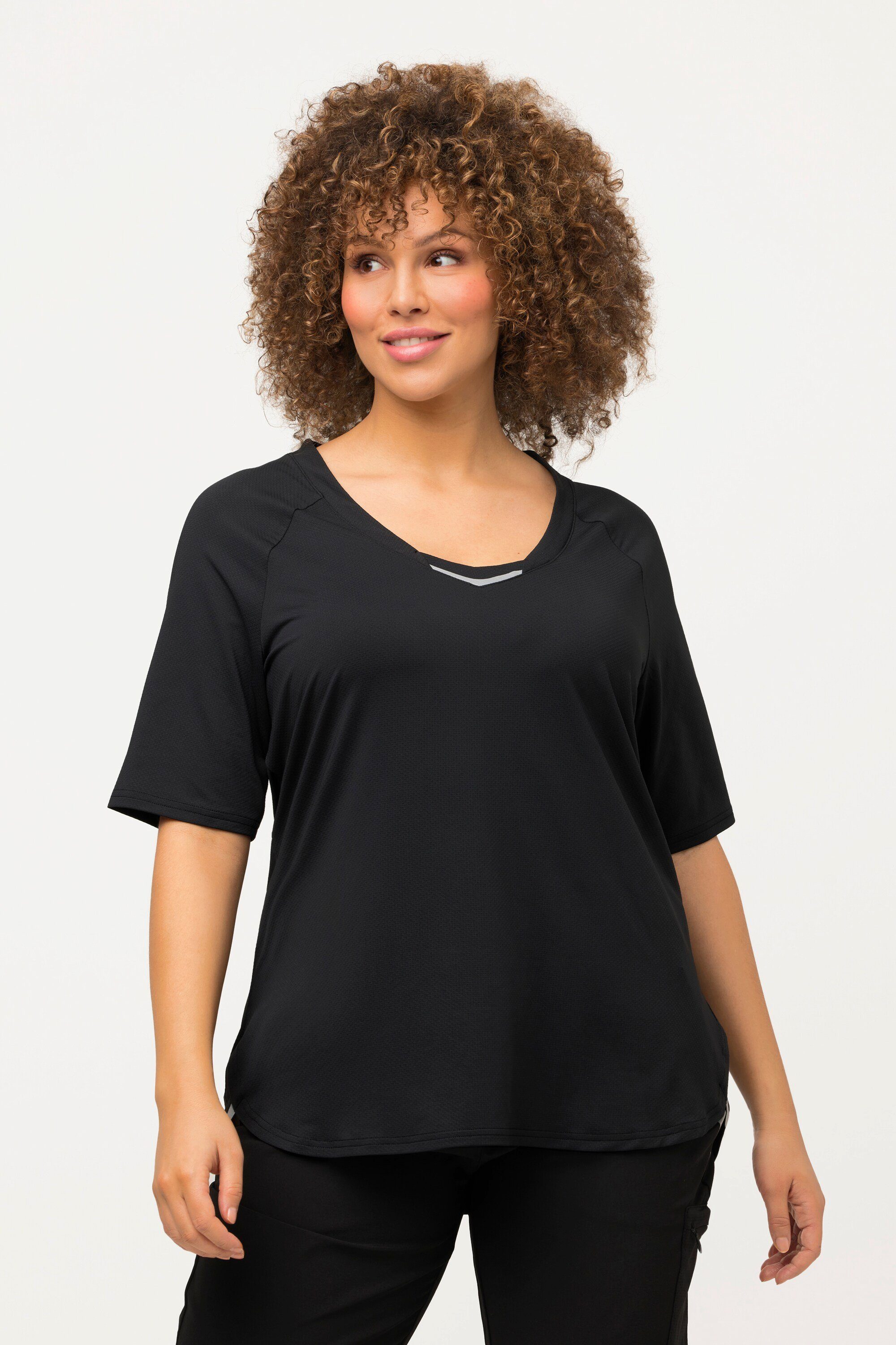 Ulla Popken T-Shirt T-Shirt UV-Schutz 40+ günstig online kaufen