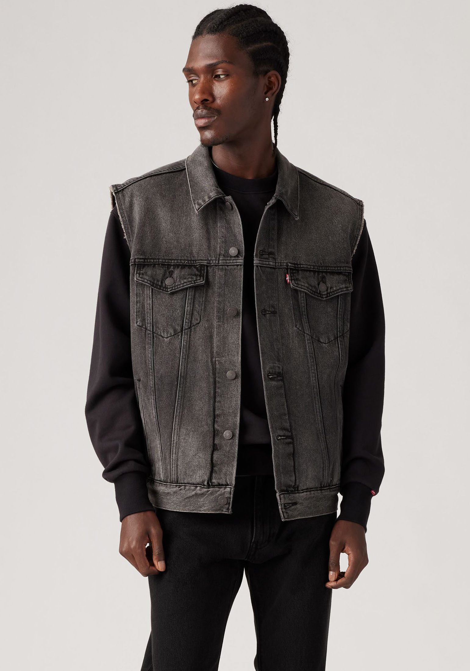 Levi's® Jeansweste RELAXED TRUCKER VEST MED INDIGO - WORN IN