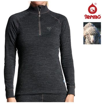 Termozeta Langarmshirt TERMO - Wool Original 2.0 - Jumper mit Zip -Merino Damen Longshirt