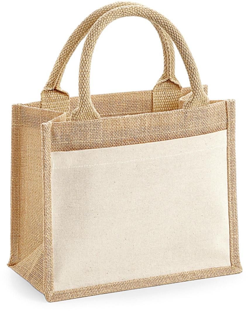 Westford Mill Umhängetasche Cotton Pocket Jute günstig online kaufen