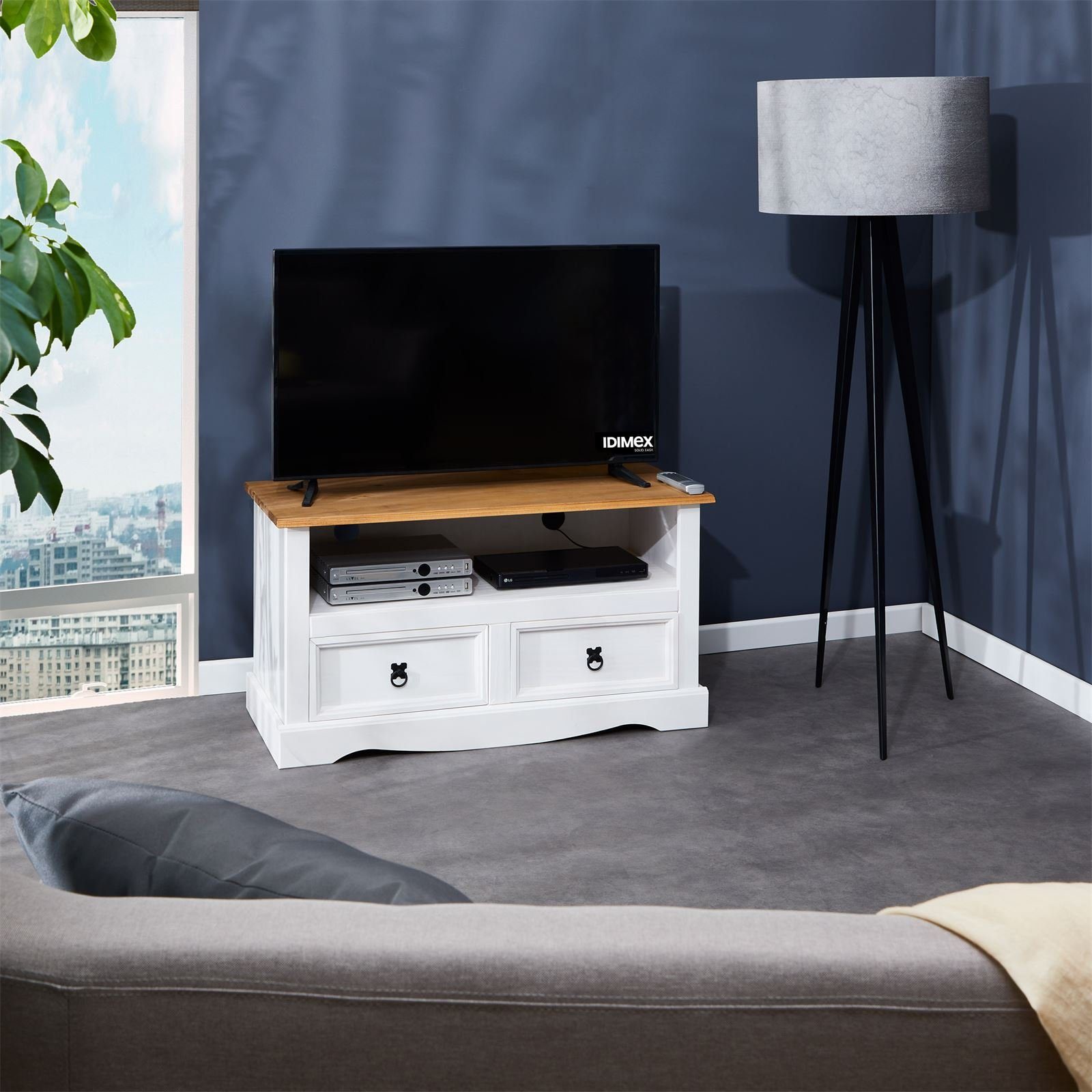 CARO-Möbel Lowboard CAMPO, TV Lowboard Mexiko günstig online kaufen