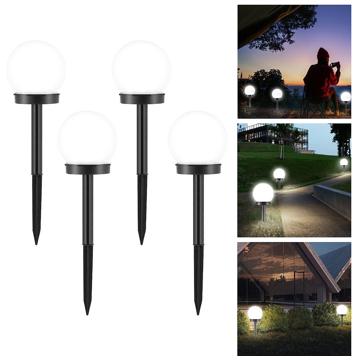 oyajia LED Solarleuchte 4/8 Stück LED günstig online kaufen