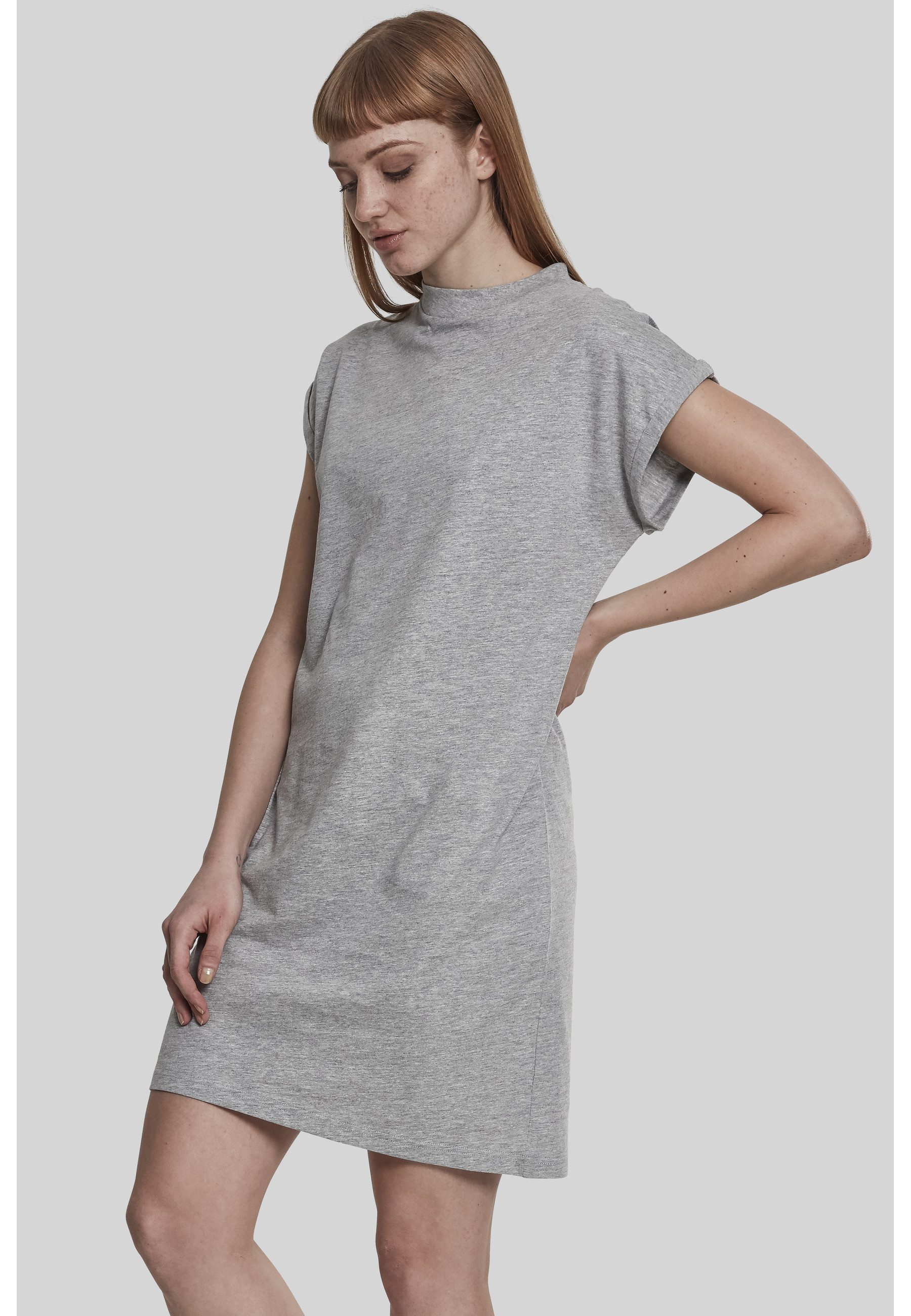 URBAN CLASSICS Shirtkleid Urban Classics Damen Ladies Turtle Extended Shoulder Dress (1-tlg)