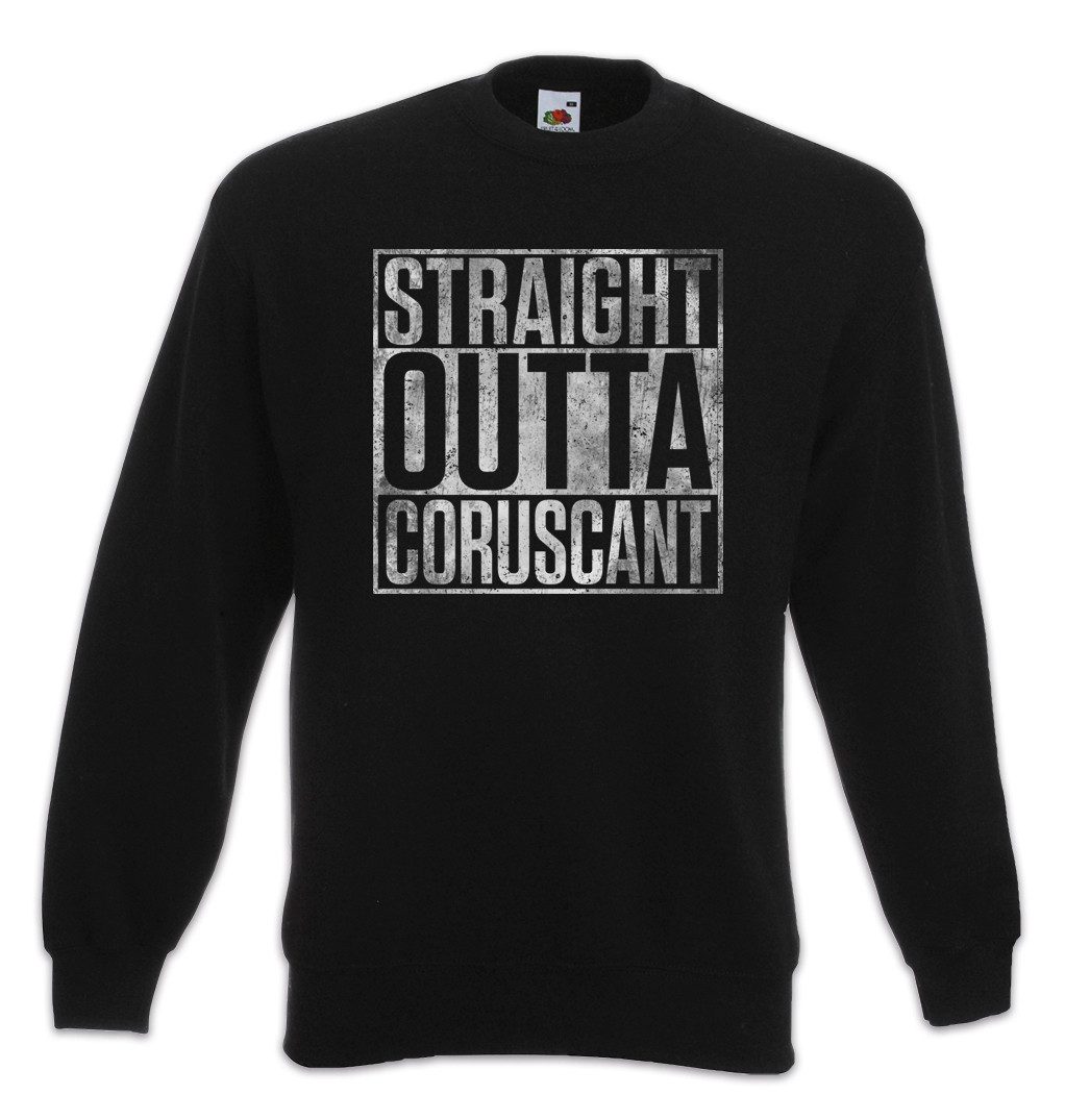 Sweatshirt Straight Outta Coruscant Sweatshirt Star Fun Luke Han Sykwalker Wars