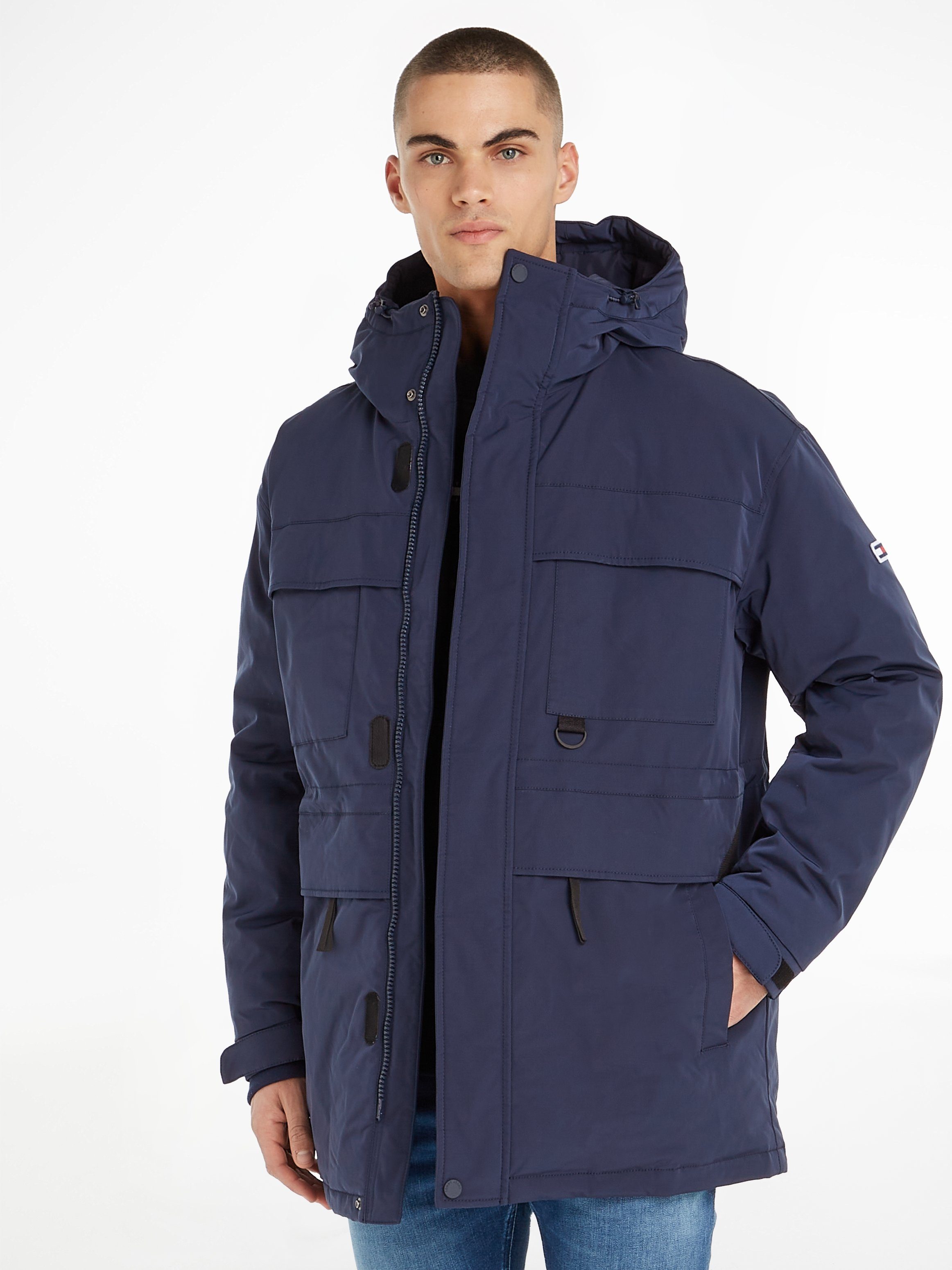 TECH Navy Parka TJM Jeans PARKA Tommy Twilight