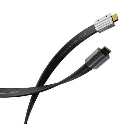 Gioteck XC4-HQ HDMI-Kabel 1,8m Metall High-Speed Video-Kabel, HDMI, (180 cm), Metall-Stecker, vergoldet, 4K 3D Full-HD TV 1080p Ethernet PC Konsole