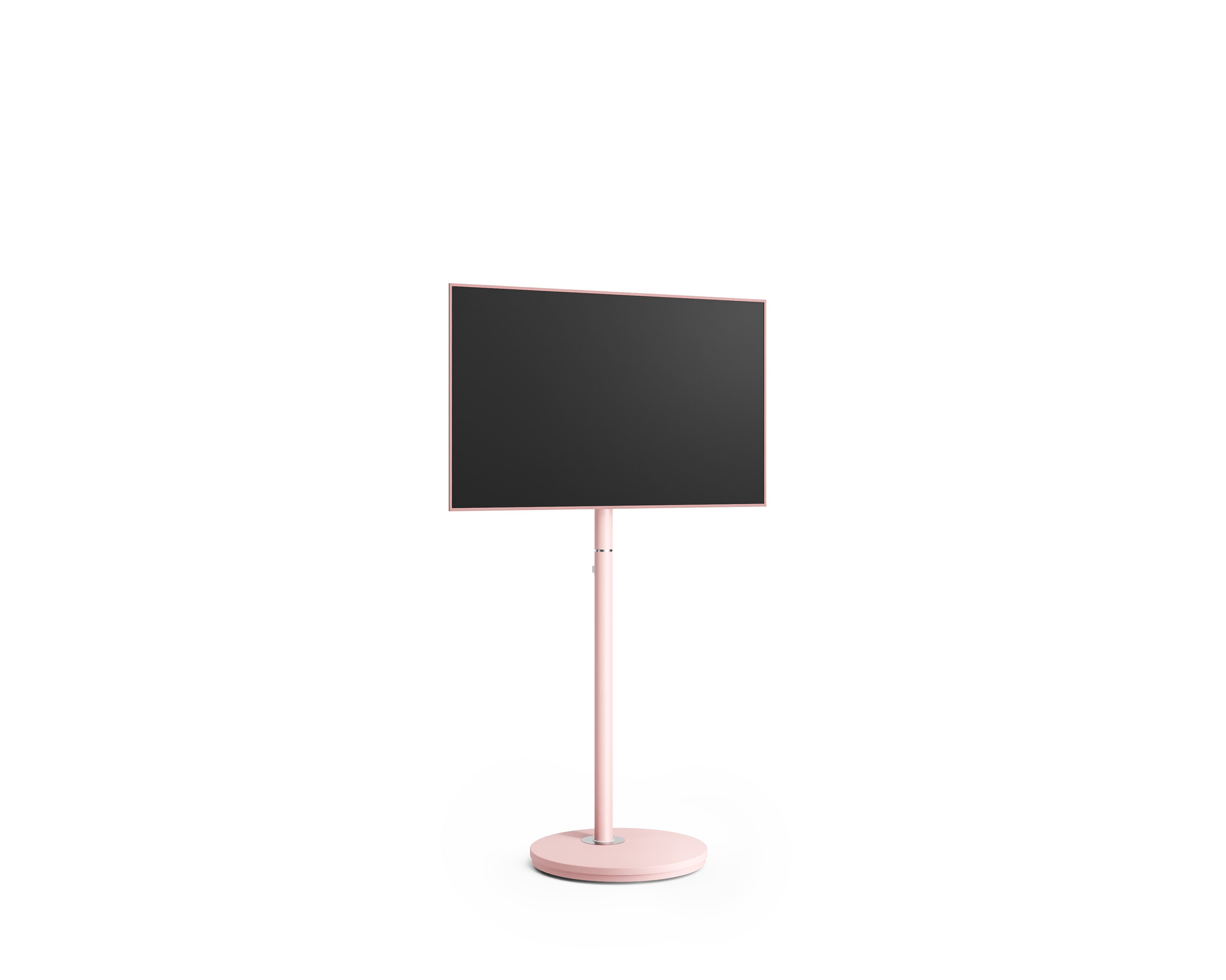 FITUEYES TV-Ständer mit Lenkrollen, 24-48 Zoll, höhenverstellbar, (bis 48,00 Zoll, Metallkonstruktion, mit Kabelmanagement)