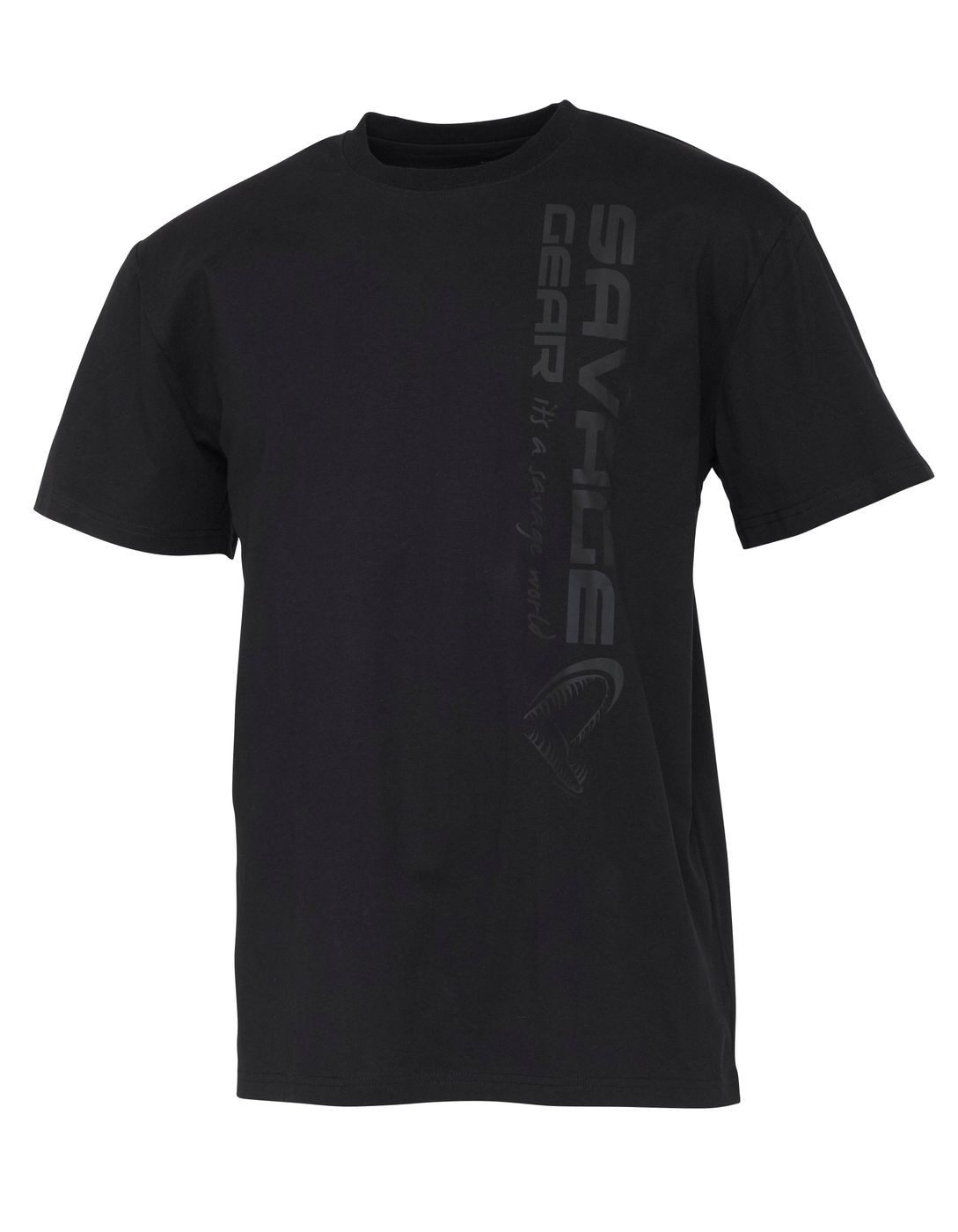 Savage Gear T-Shirt Vertical Logo Tee S Black