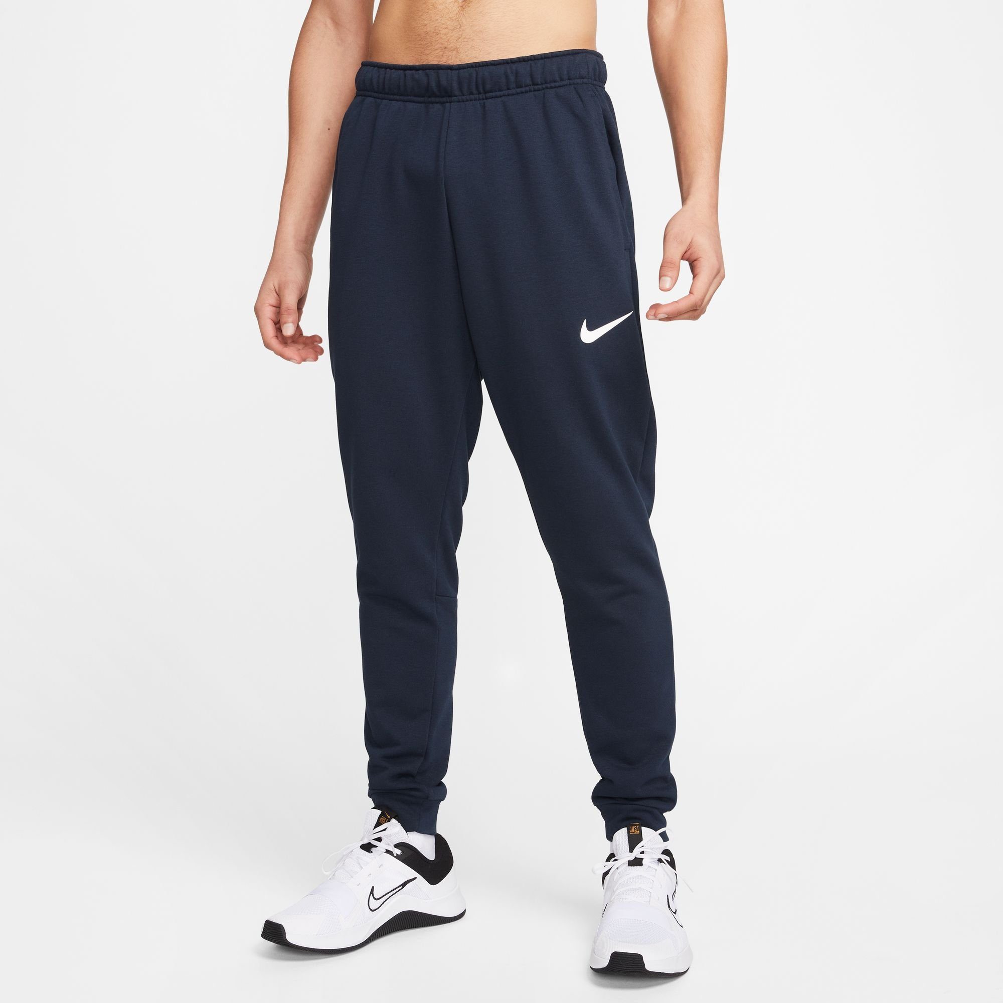 Nike Trainingshose DRI-FIT MEN'S TAPERED PANTS TRAINING OBSIDIAN/WHITE