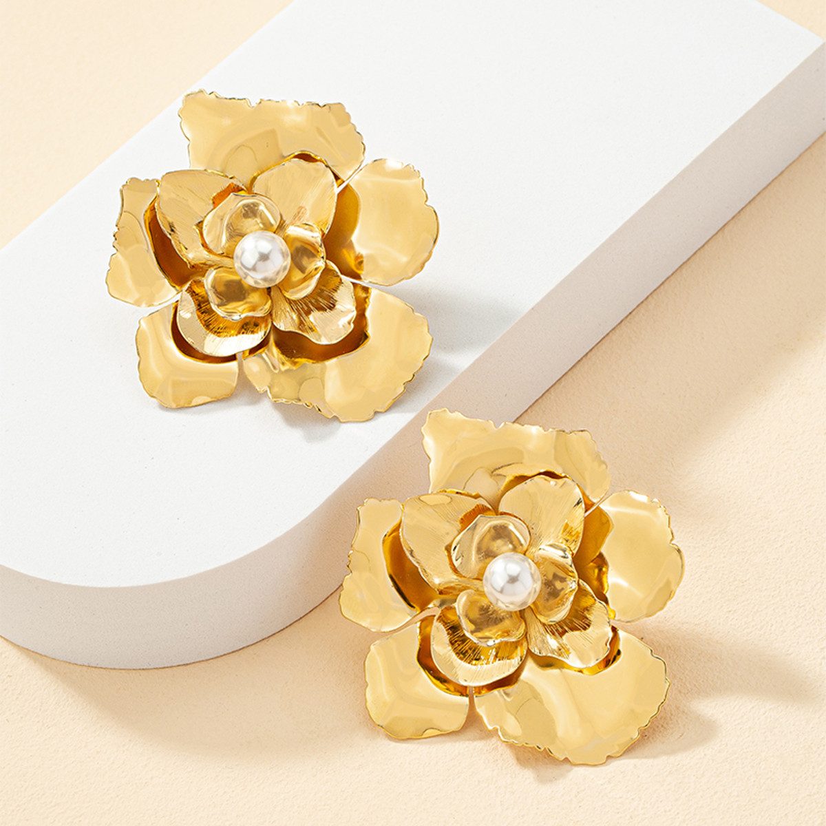 KARMA Paar Ohrstecker Damen Blüten Legierung günstig online kaufen