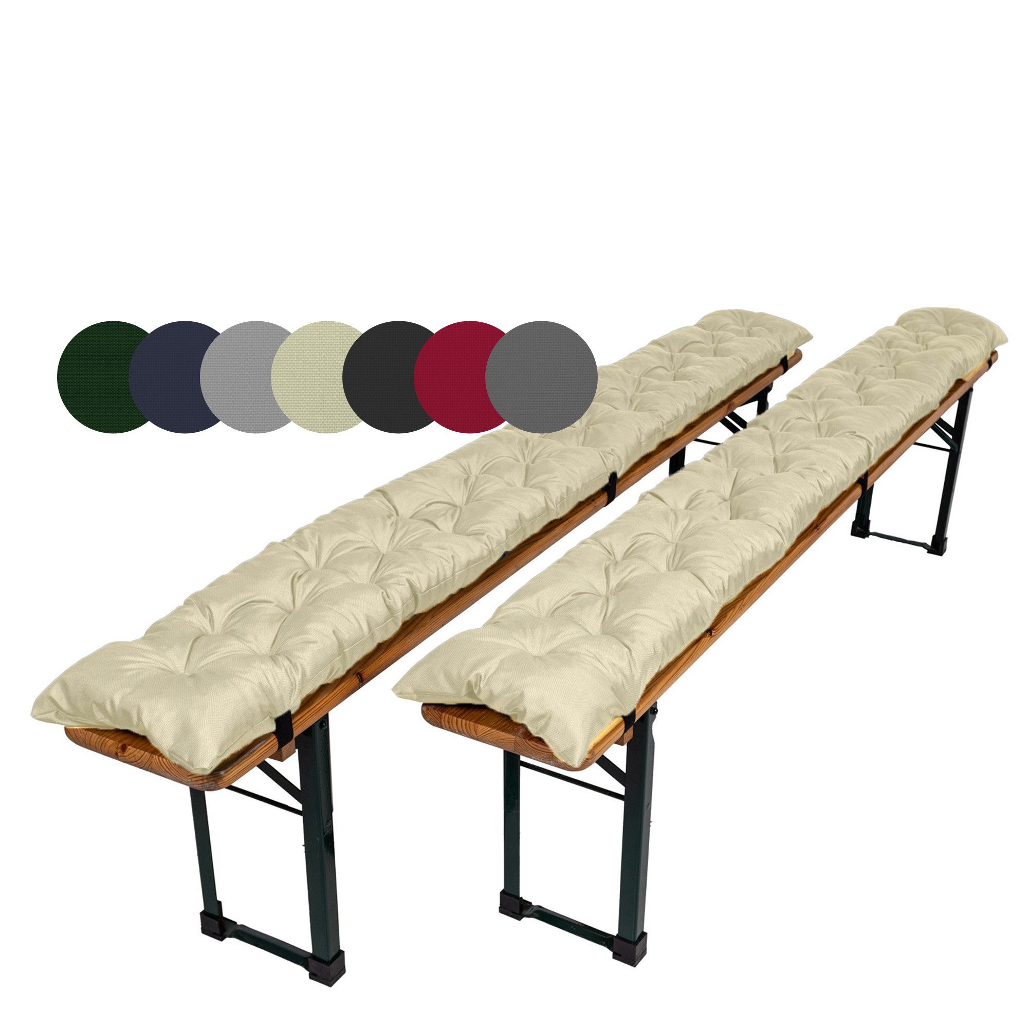 Bankauflage Outdoor 150x100x10cm - Wasserdichtes Gartensofakissen Für Hollywoodschaukel & Palettenmöbel