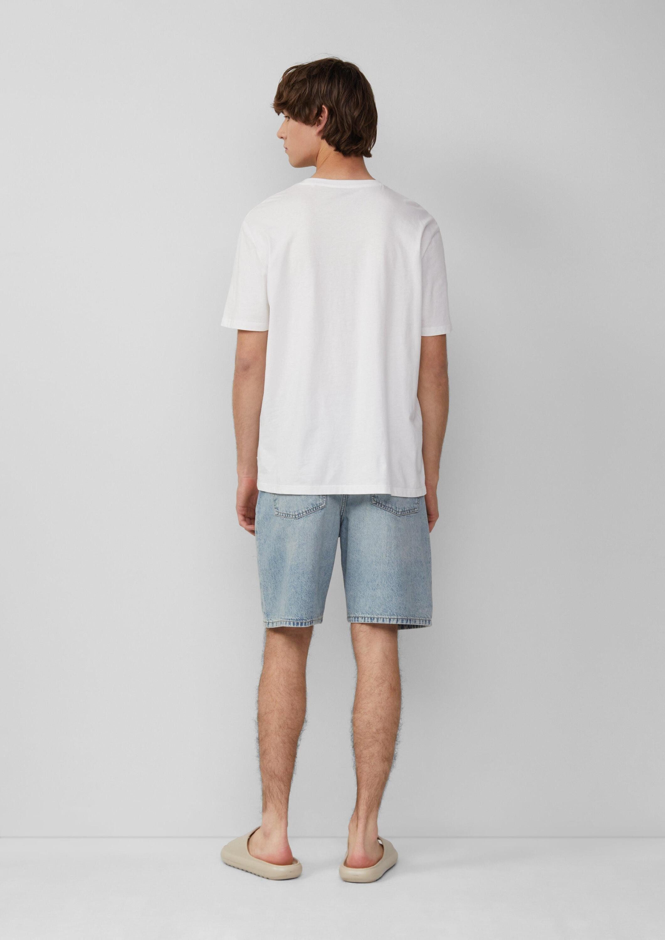QS Jeansshorts Jeans-Bermuda Denimshorts / Loose Fit / Mid Rise