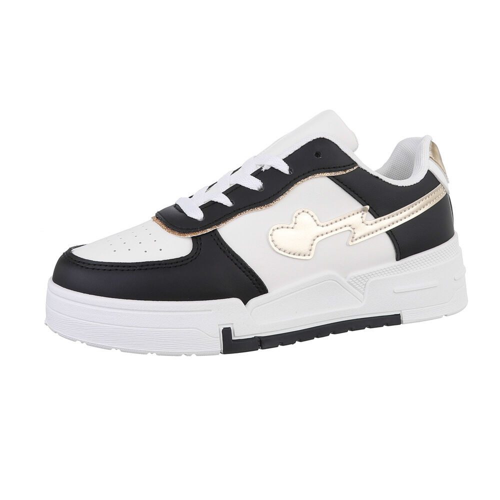Ital-Design Damen Low-Top Freizeit Sneaker (86188037) Keilabsatz/Wedge Snea günstig online kaufen