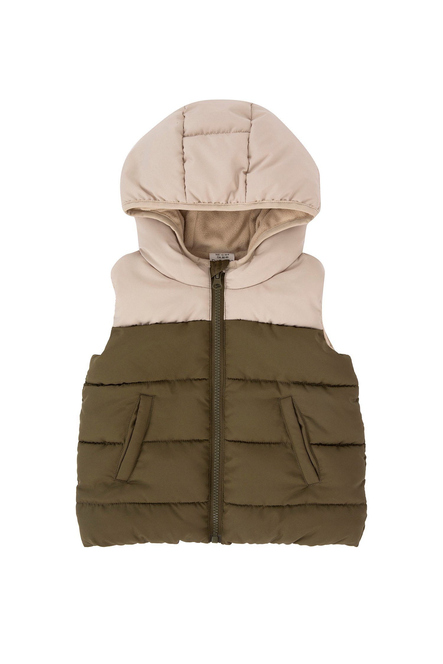 Khaki FIT Kurzweste DeFacto BabyBoy REGULAR Kurzweste