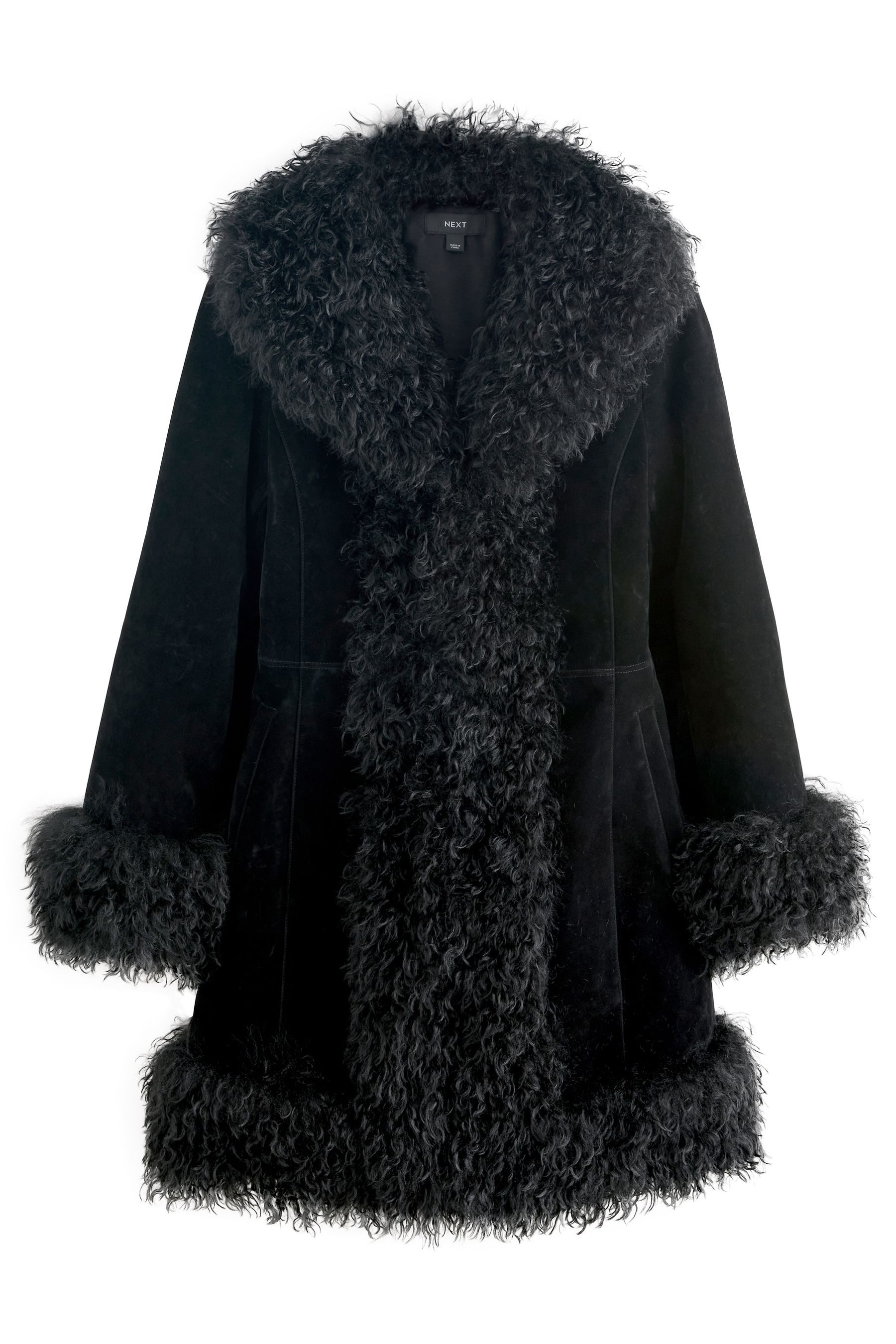 Next Fellimitatmantel Penny Lane Jacke mit Kunstfellfutter (1-tlg) günstig online kaufen