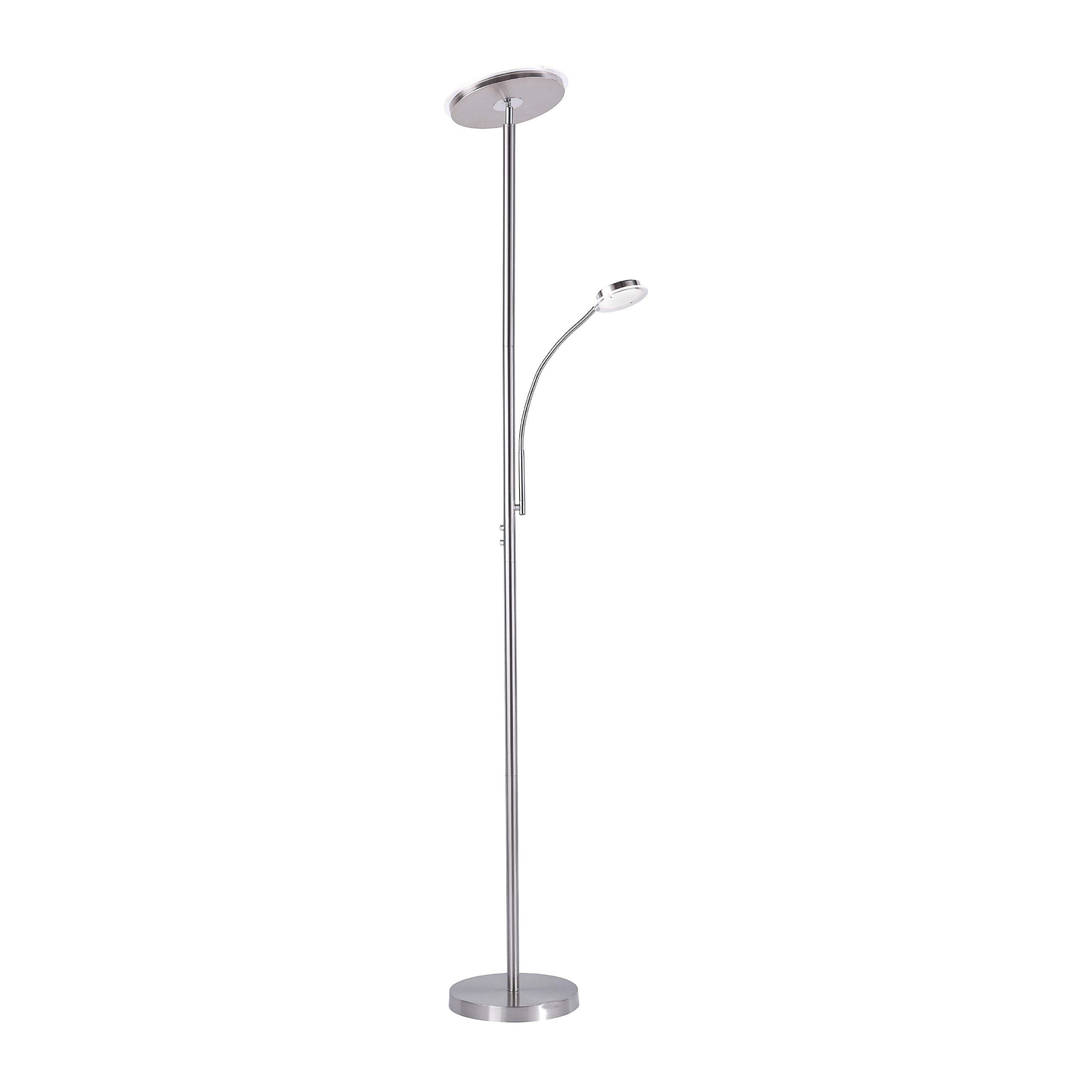 SellTec Stehlampe LED Deckenfluter HANS rund, dimmbar über Touchdimmer, Tou günstig online kaufen