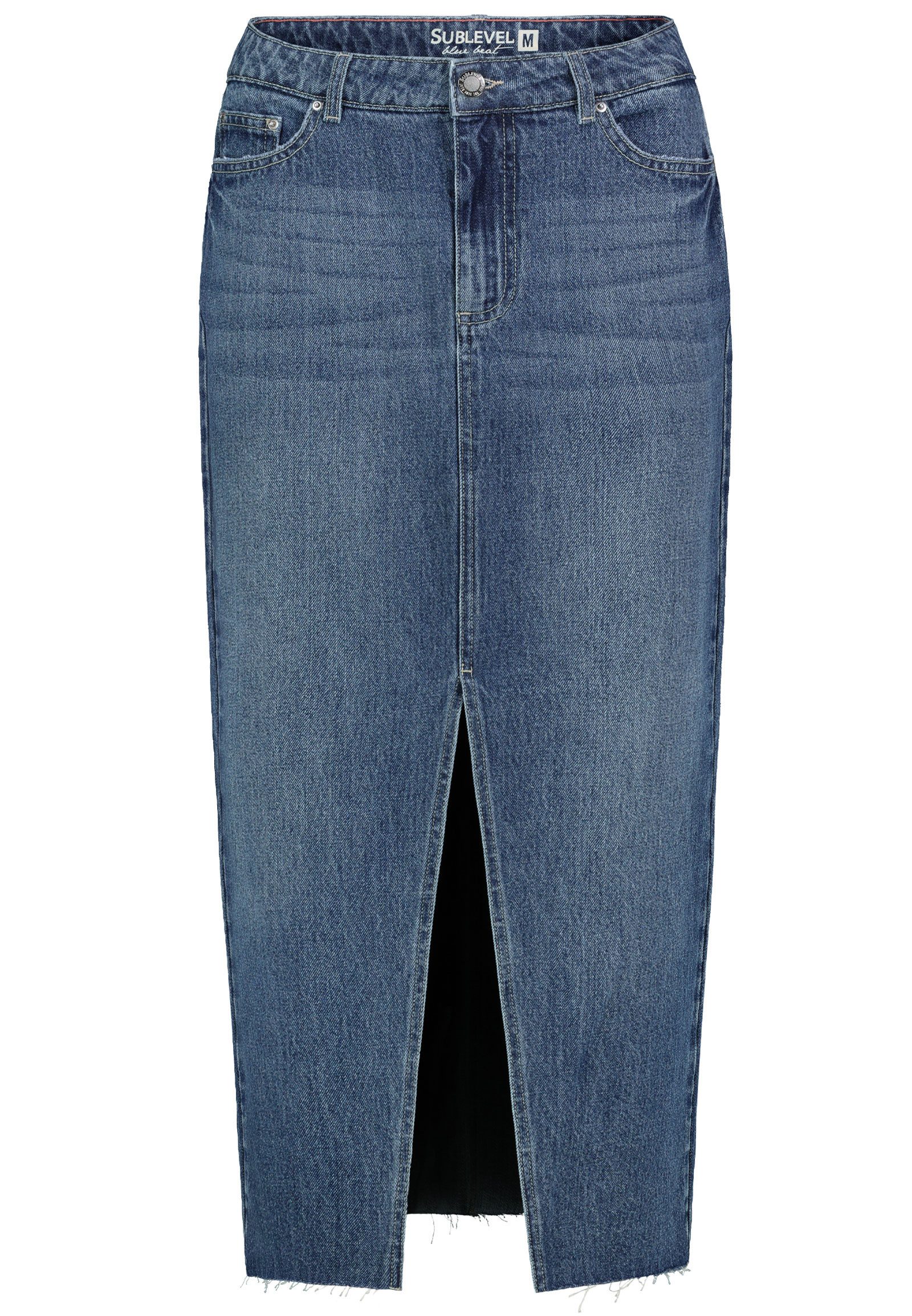 SUBLEVEL Jeansrock Damen Maxi Midi Mini günstig online kaufen