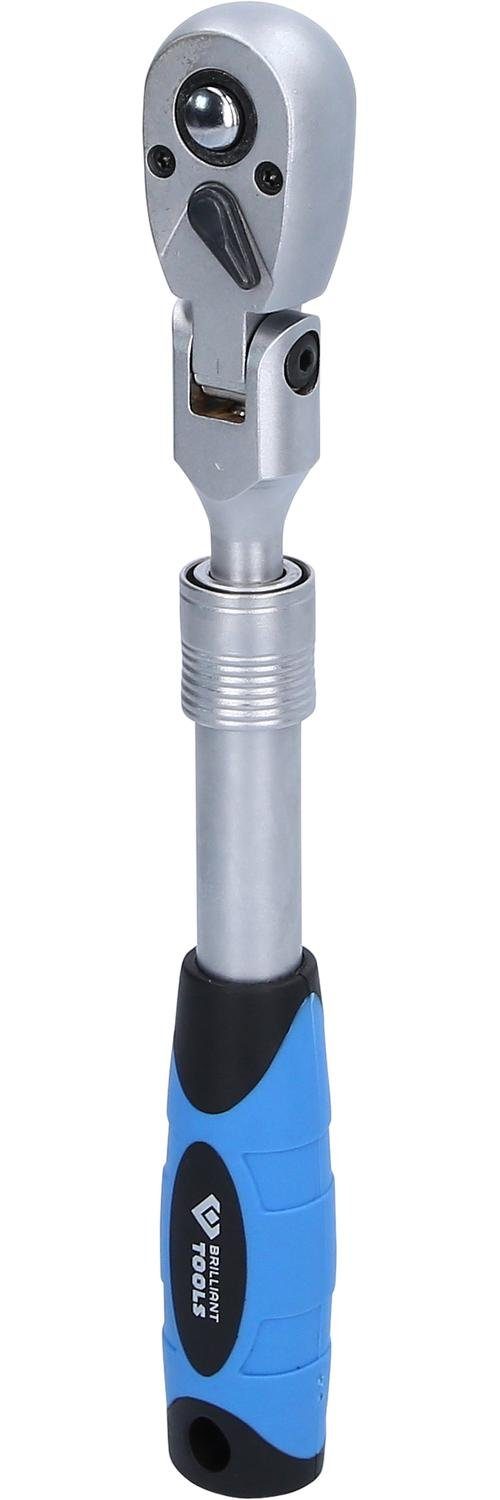 Umschaltknarre 3/8" Teleskop-Umschaltknarre mit flexibelem Kopf (250 - 350 mm)