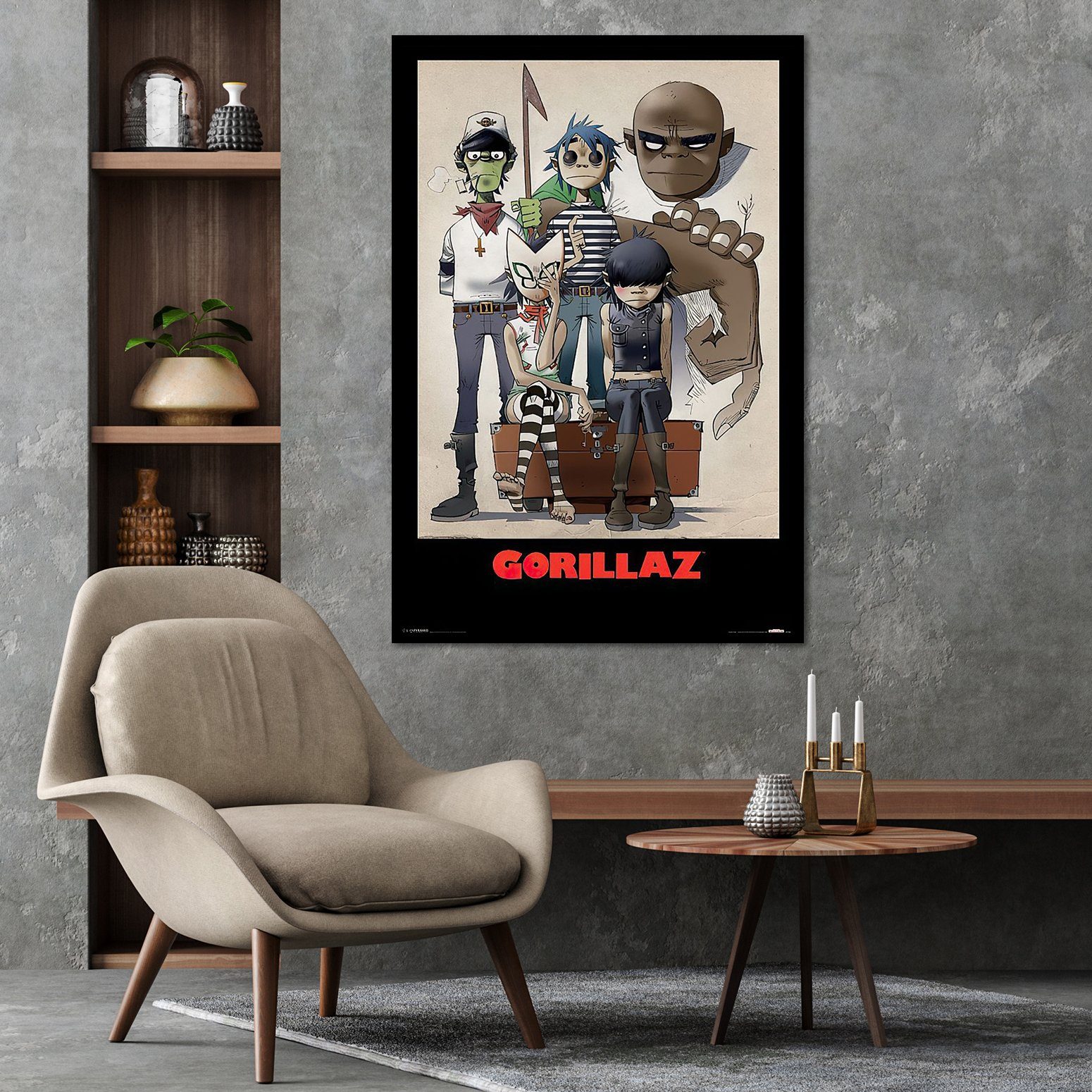 PYRAMID Poster Gorillaz Poster 61 x 91,5 cm günstig online kaufen