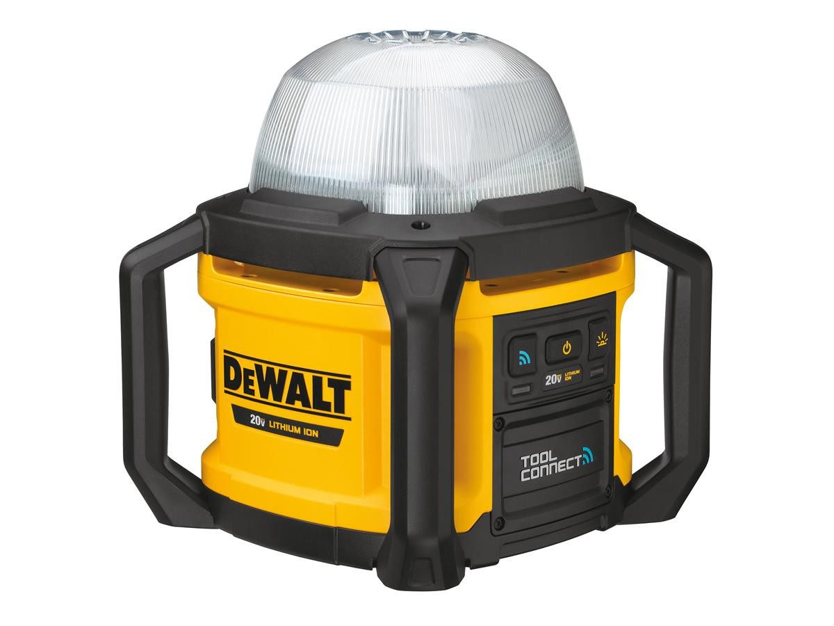 DeWalt Strahler Akku-Baustellenstrahler, 18V (Basisv), bis zu 5.000 Lumen, 360° Reflektor, ohne Akku und Ladegerät