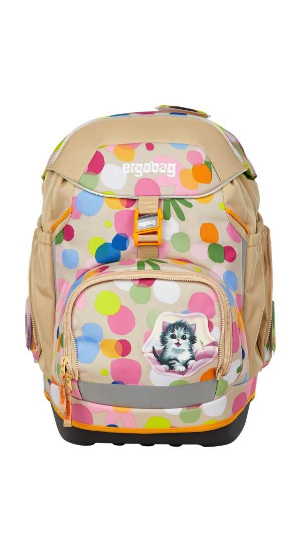 ergobag Schulranzen pack Set (6-tlg., 6-teiliges Set), größenverstellbares Rückensystem