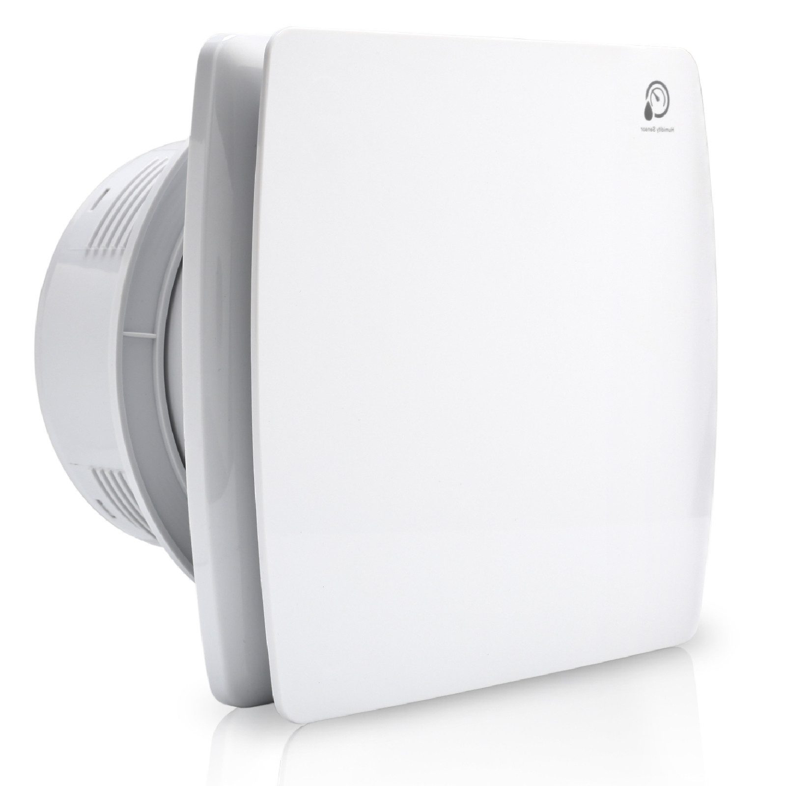 Clanmacy Wandventilator Badlüfter mit Feuchtsensor und Nachlauf und Timer 100/150mm
