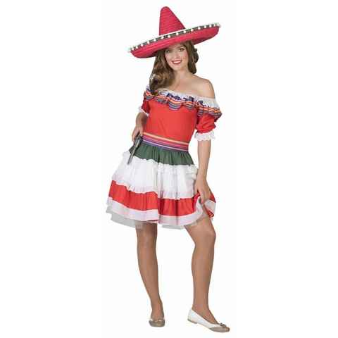 Funny Fashion Kostüm Mexiko Kostüm 'Senorita Bonita' für Damen, Mexiko