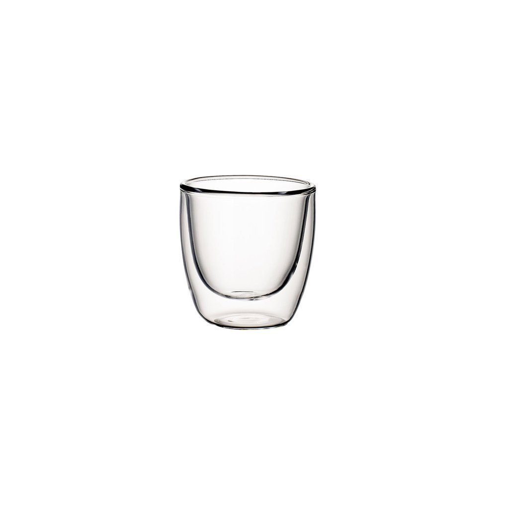 Villeroy & Boch Tasse Manufacture Rock Becher, 70 ml, Glas