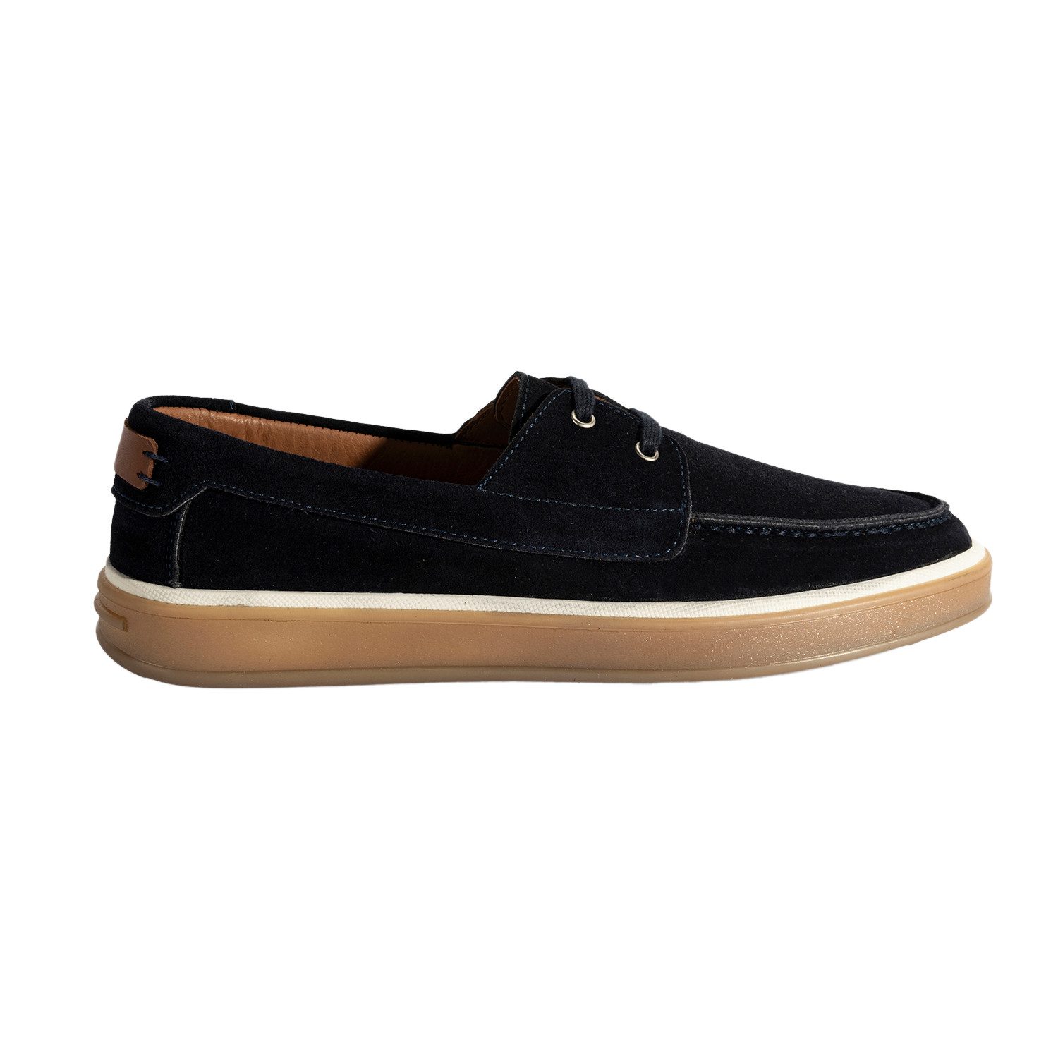 Desa Herren-Slipper – Obermaterial aus Wildleder, Lederfutter, flacher Abs Loafer