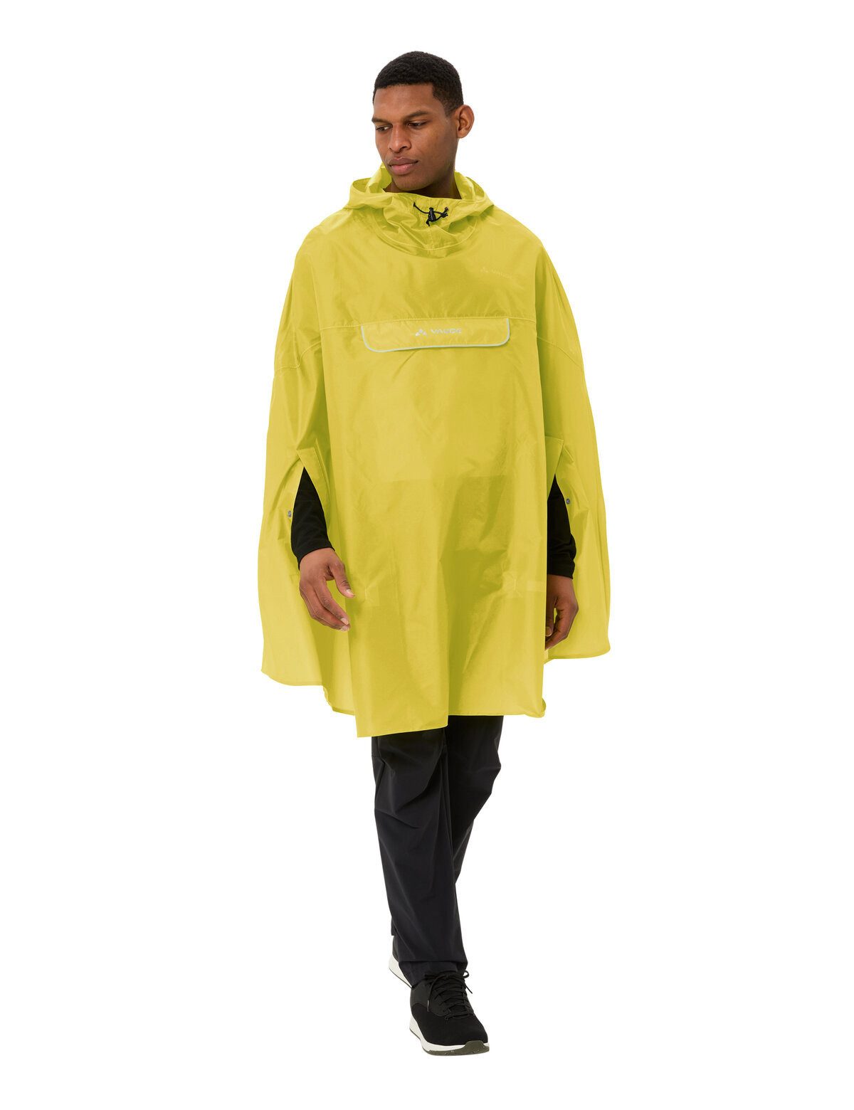 VAUDE Regenponcho Valdipino Poncho (1-St) wasserdichter Regenponcho mit Kapuze