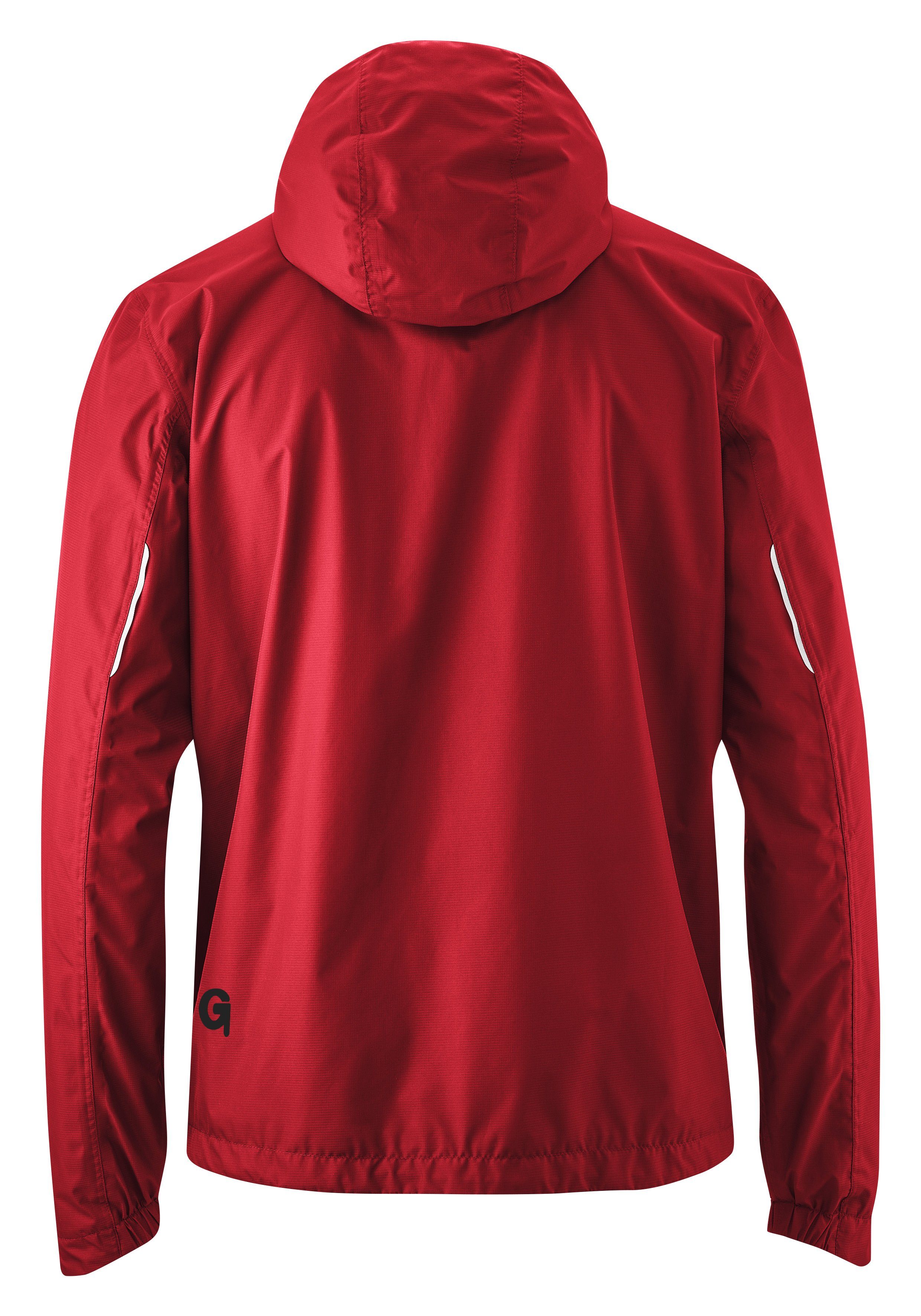 Gonso Fahrradjacke Save Light Herren Regenjacke wind- und wasserdicht, Radjacke mit Kapuze