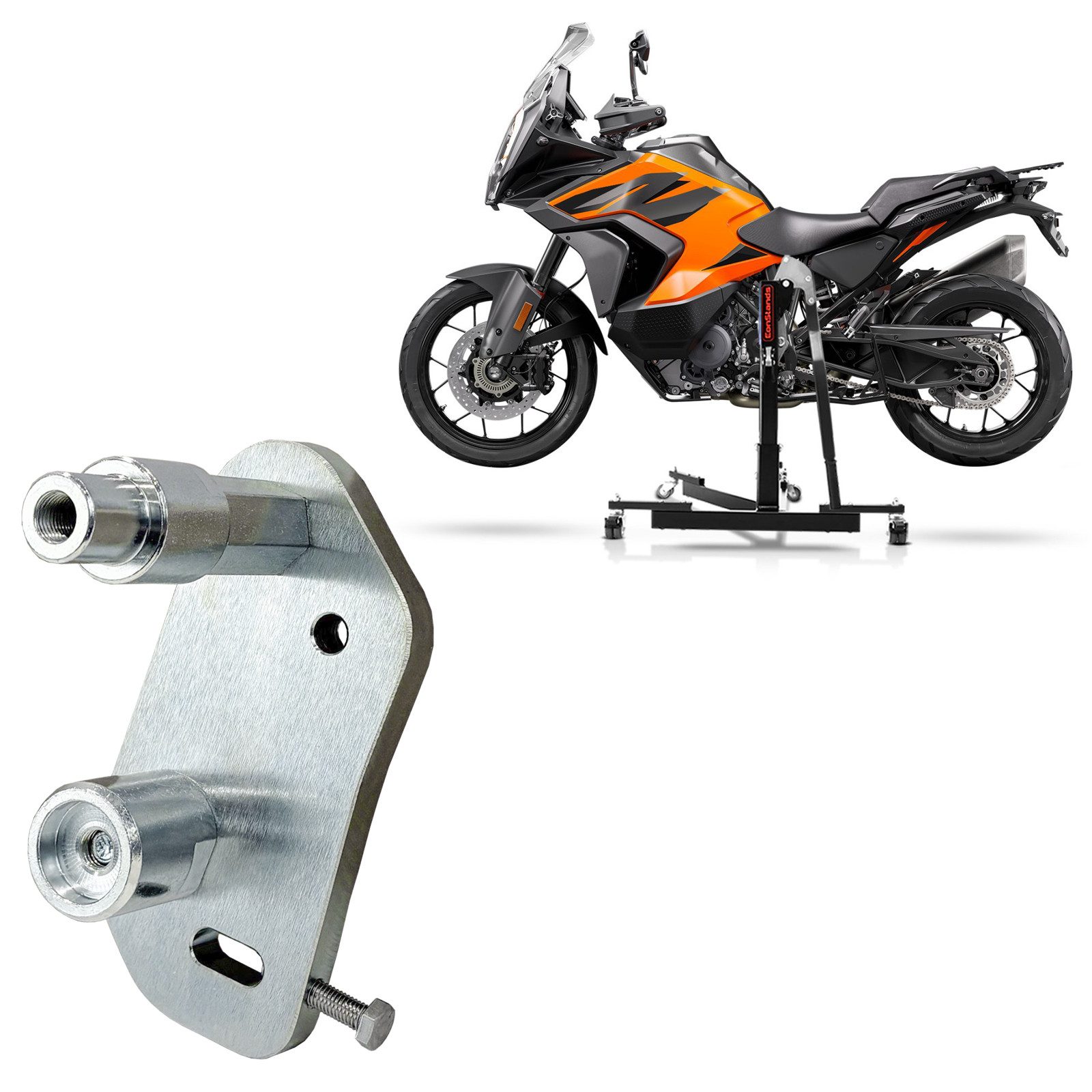 ConStands Motorradheber Adapterplatte für # Power Classic / Evo für Ducati Monster 937 21-25