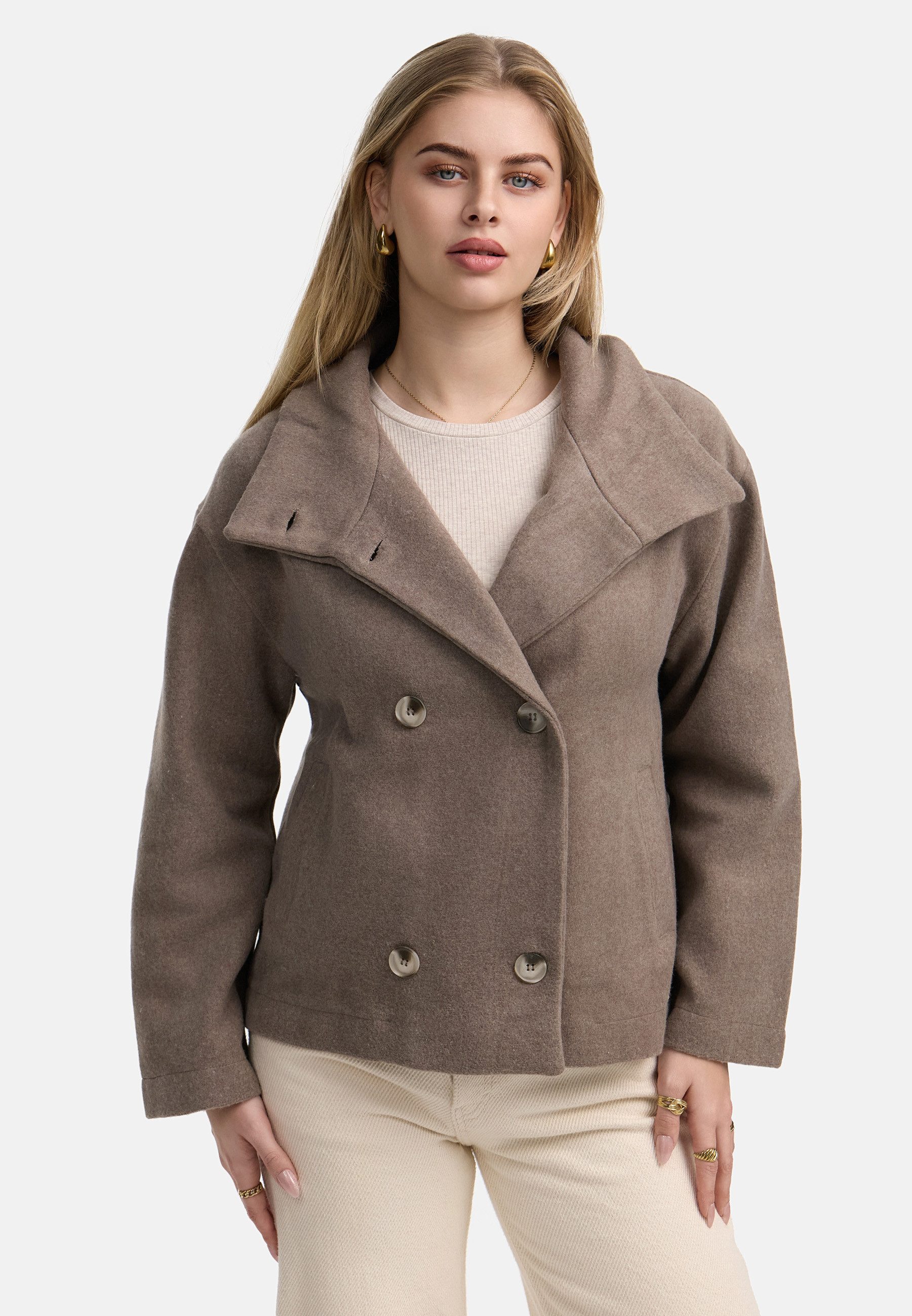 Decay Bomberjacke Vancouver Jacke (1-St) Doppelreihige Knopfleiste günstig online kaufen