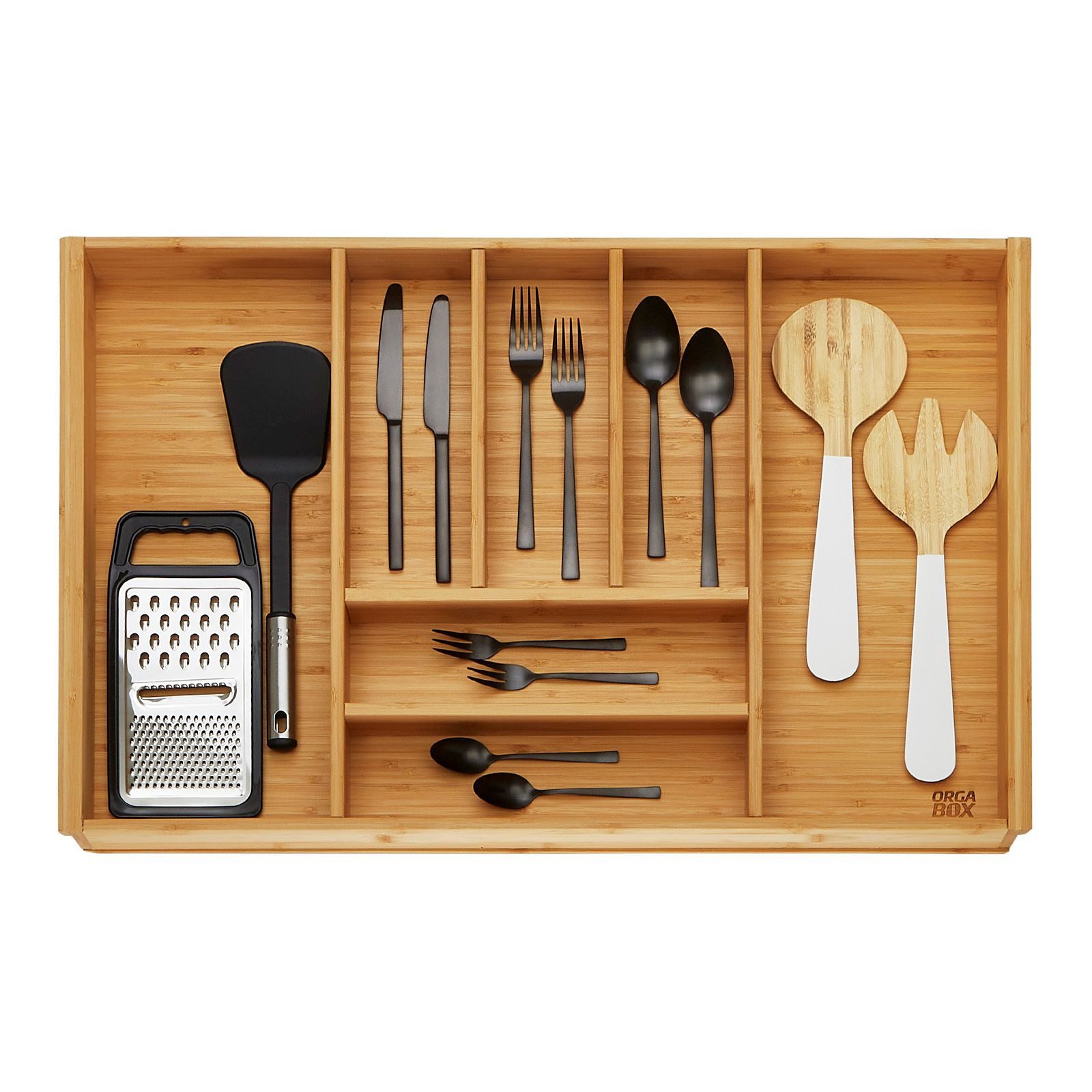 SO-TECH® Besteckeinsatz Bambus Besteckkasten ORGA-BOX 3 günstig online kaufen