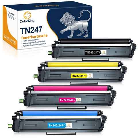 ColorKing Tonerkartusche TN247, (Kompatibel für Brother TN-247 TN 243 MFC-L3750CDW DCP-L3550CDW MFC-L3770CDW HL-L3230CDW HL-L3210CW), HL-L3270CDW MFC-L3710CW MFC-L3730CDN L3510CDW