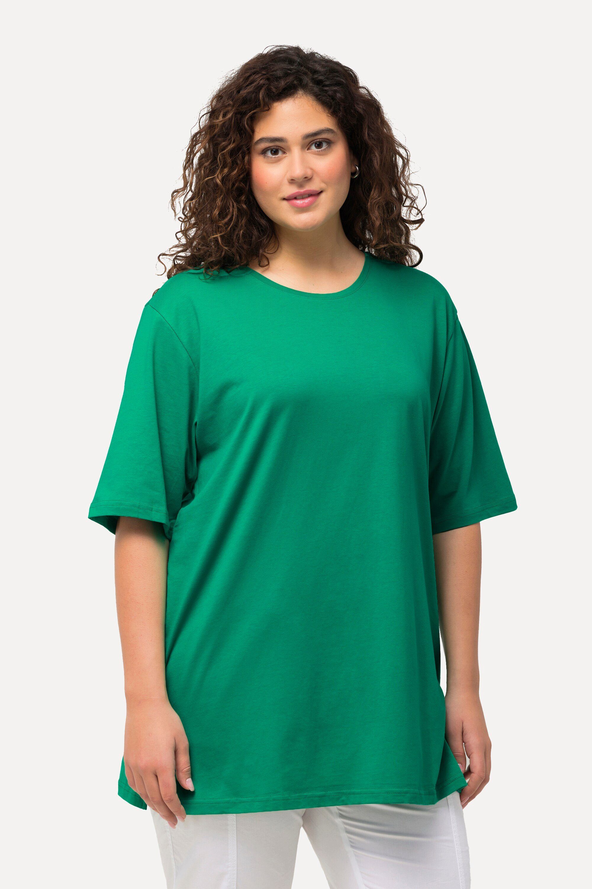 Ulla Popken T-Shirt T-Shirt Rundhalsausschnitt Relaxed günstig online kaufen