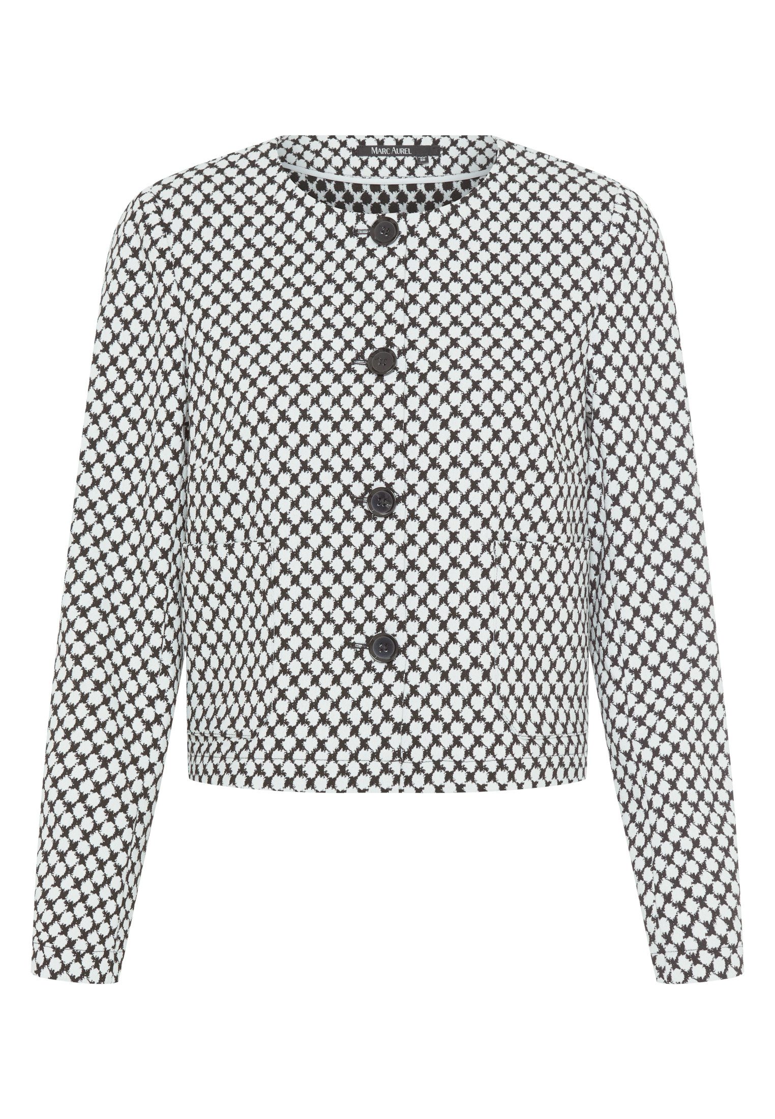 MARC AUREL Kurzblazer aus gemustertem Jacquard