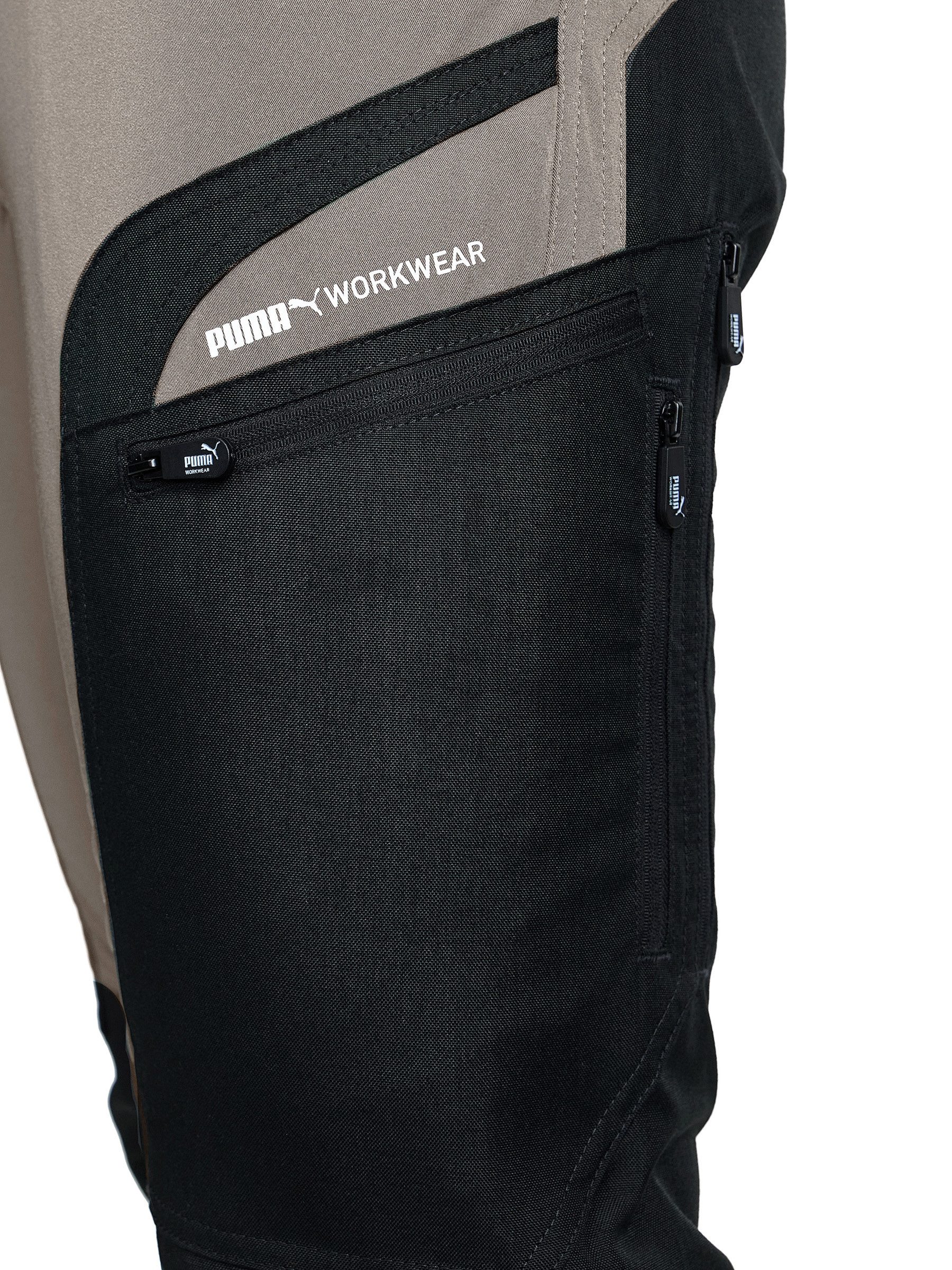 PUMA Workwear Outdoorhose Wanderhose Herren - Outdoor Hosen für Herren, Verstellbare Knopfleiste Verstärktes Nylon für Langlebigkeit - 4-Wege-Stretch - Atmungsaktiv