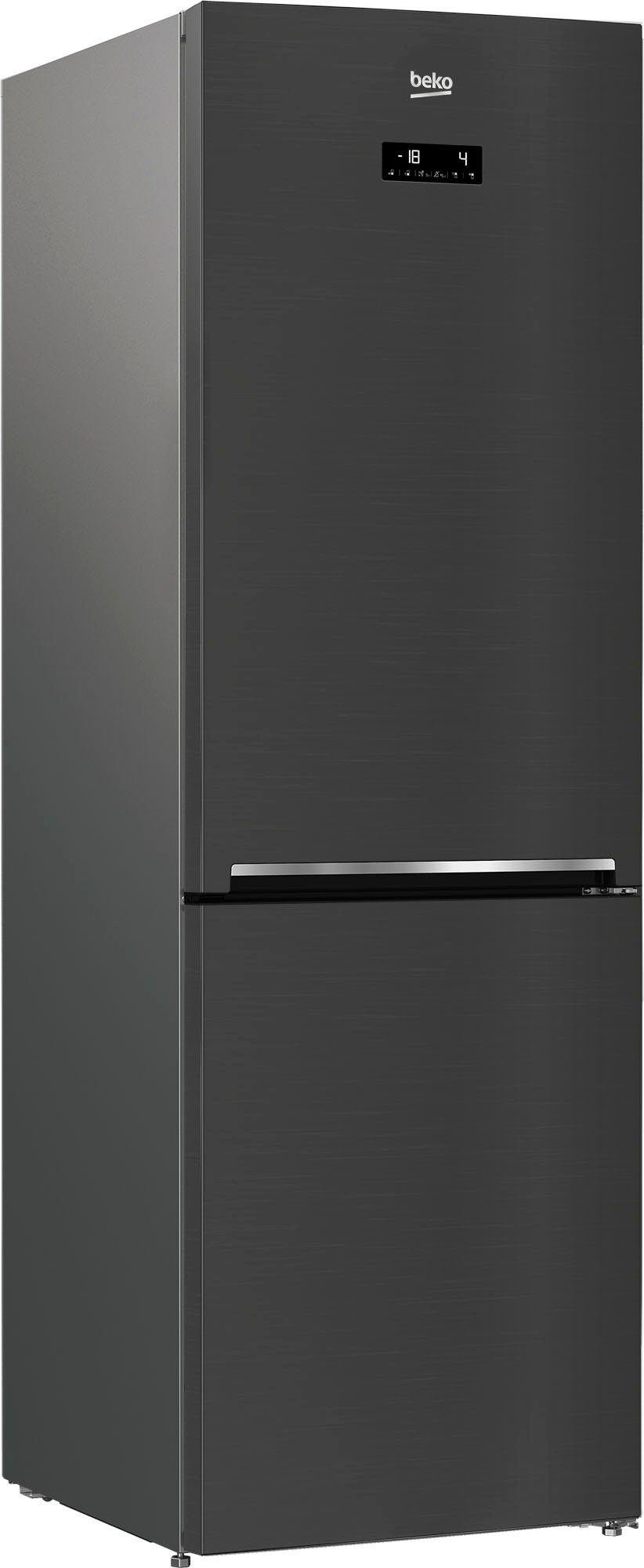 BEKO Kühl-/Gefrierkombination RCNE366E70ZXBRN, 186 cm breit cm 59,5 hoch