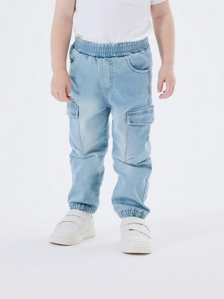 Name It Weite Jeans NMMBEN BAGGY R CARGO JEANS 9770-YT NOOS, Einfach  kombinierbar, passt in jeden Kleiderschrank